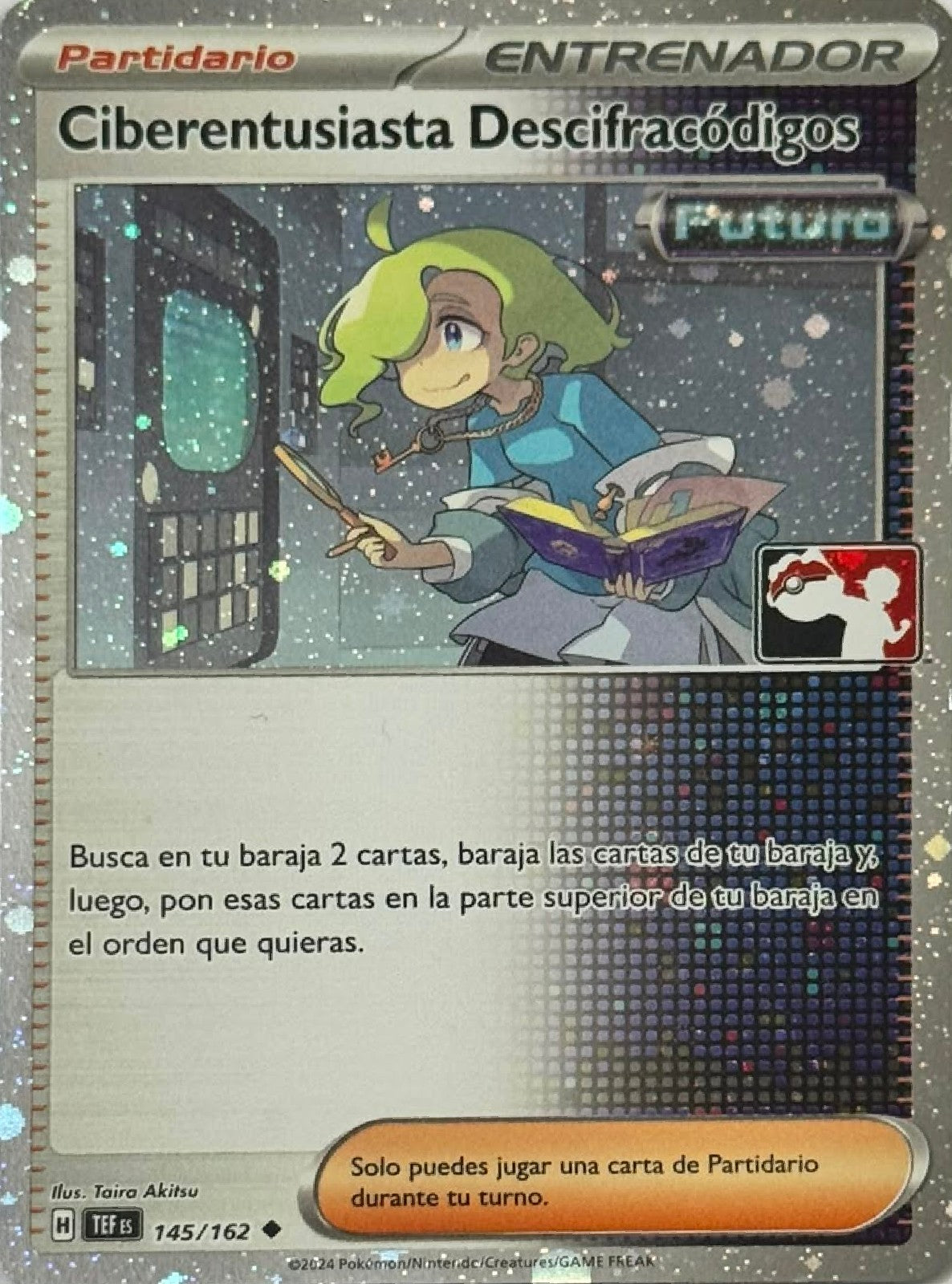 Pokémon Tcg Ciberentusiasta Descifracodigos 145/162 Holo Cosmo (Liga)