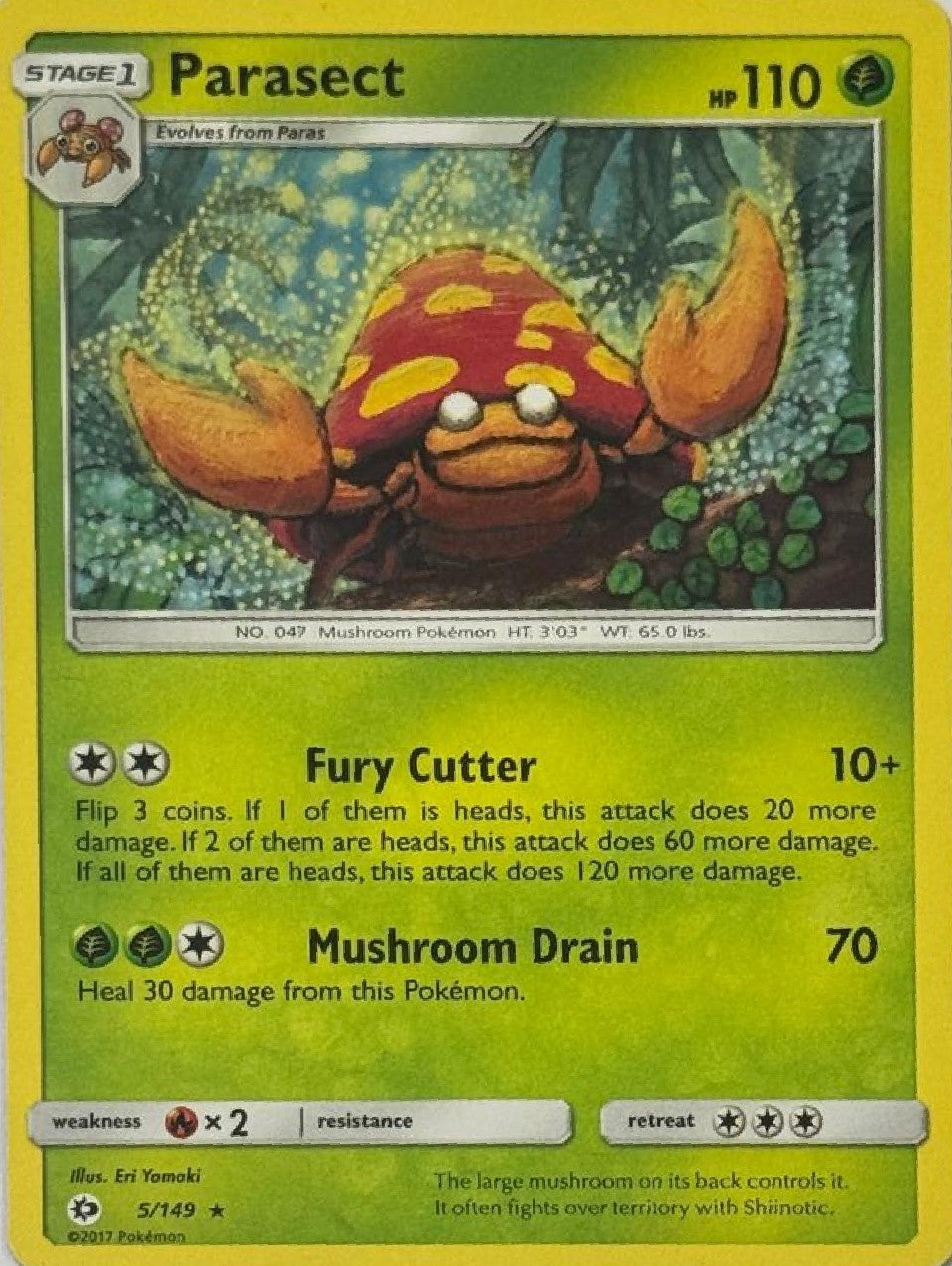 Pokémon Tcg Parasect 5/149