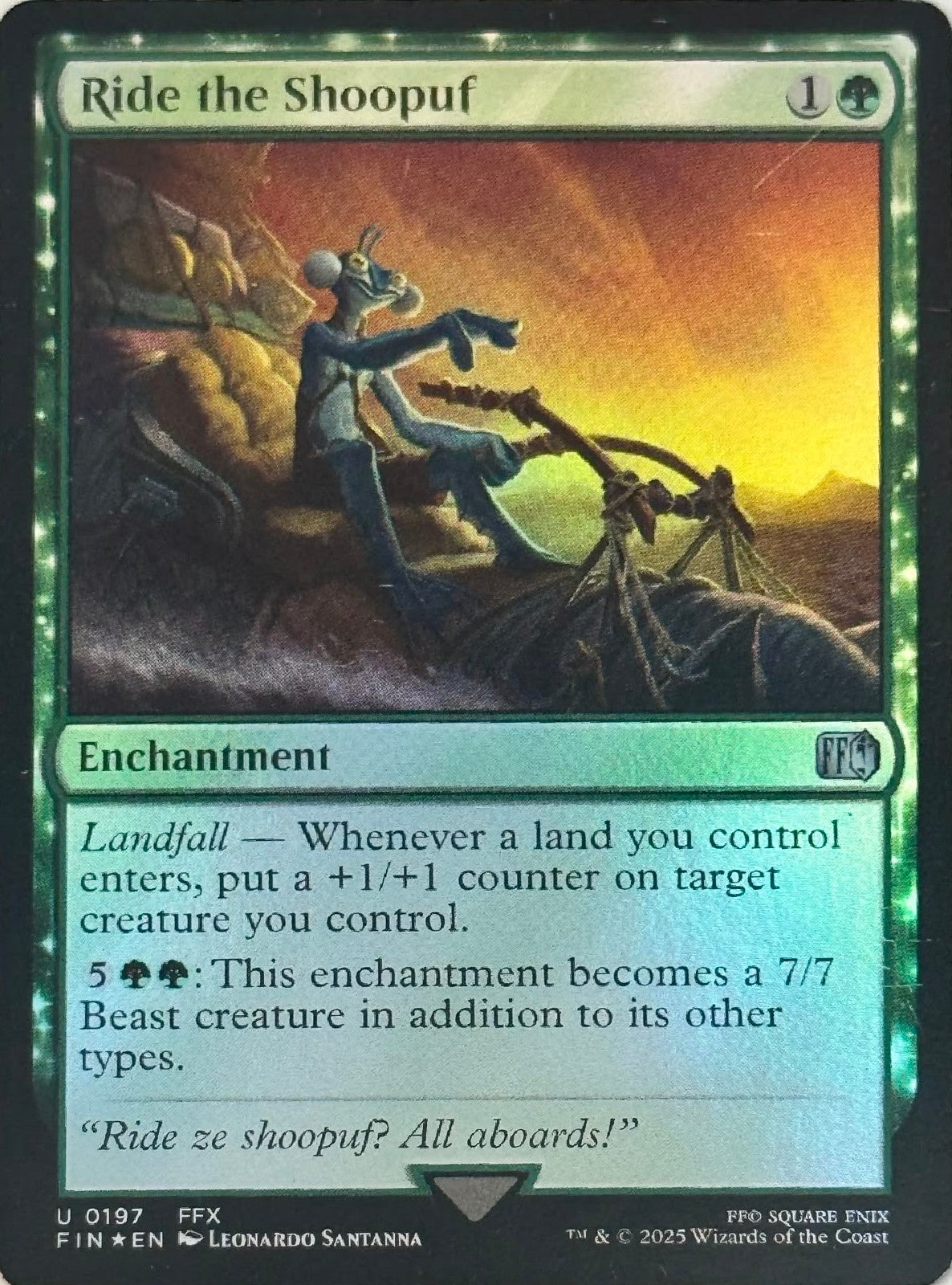 Magic Tcg Ride The Shoopuf 0197 Foil