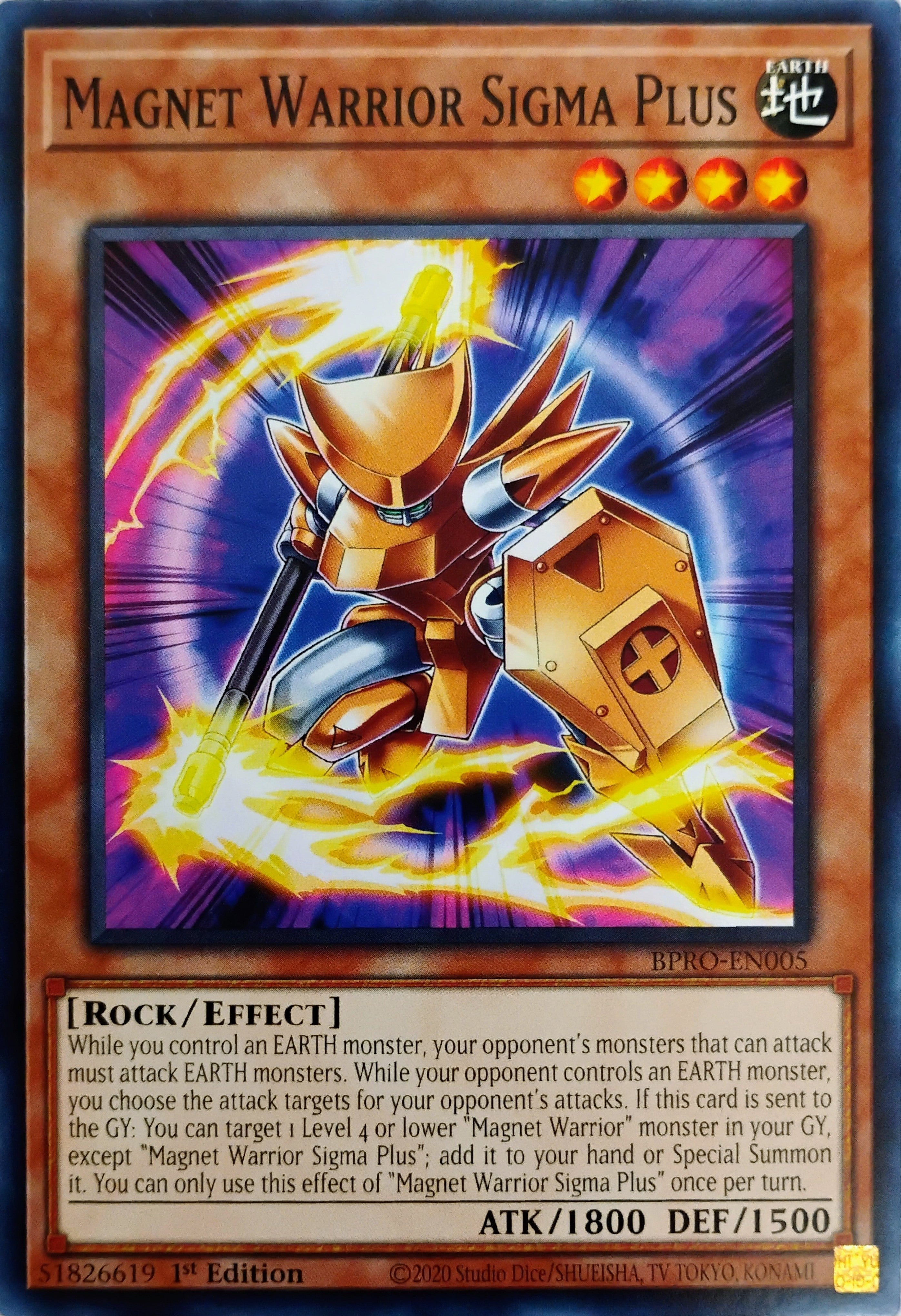 Yugioh! Magnet Warrior Sigma Plus Bpro-en005