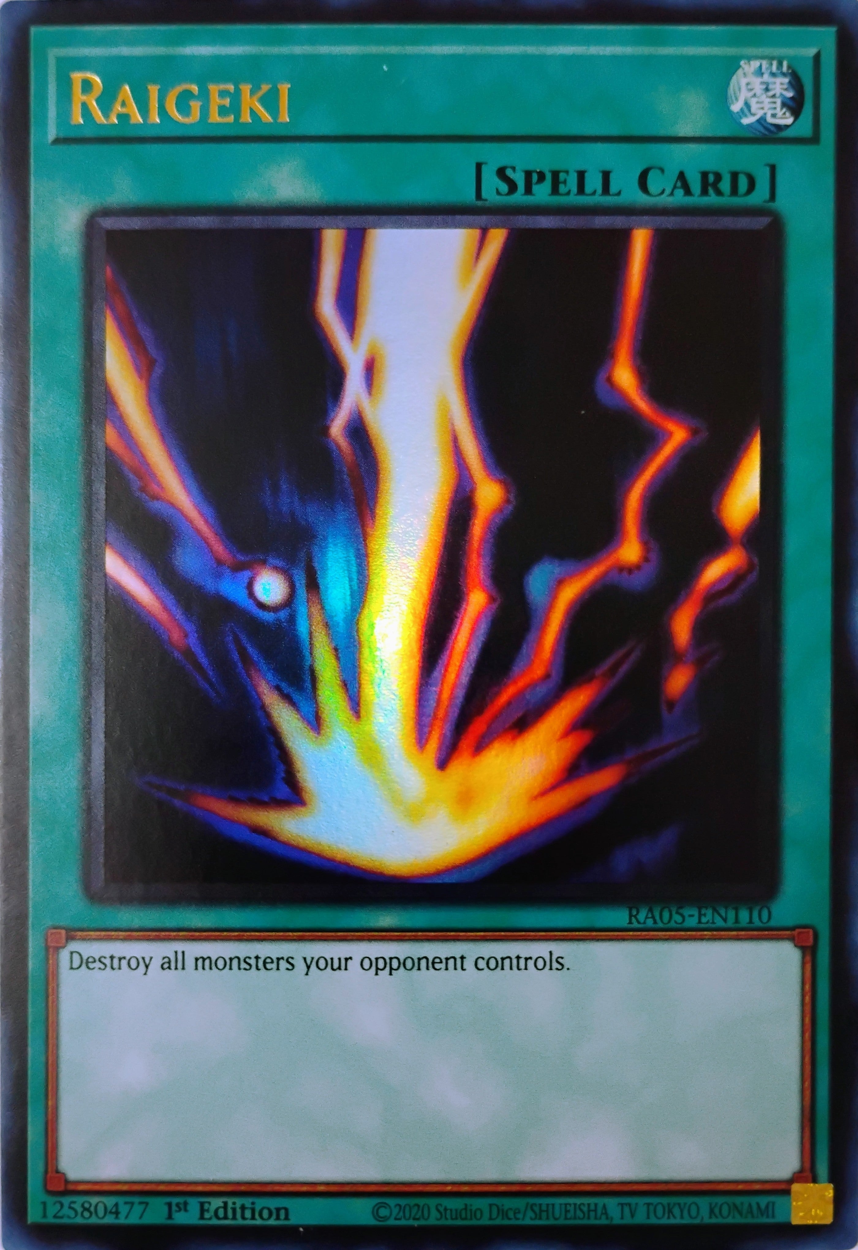Yugioh! Raigeki Ra05-en110 1st edition Ultra Rare