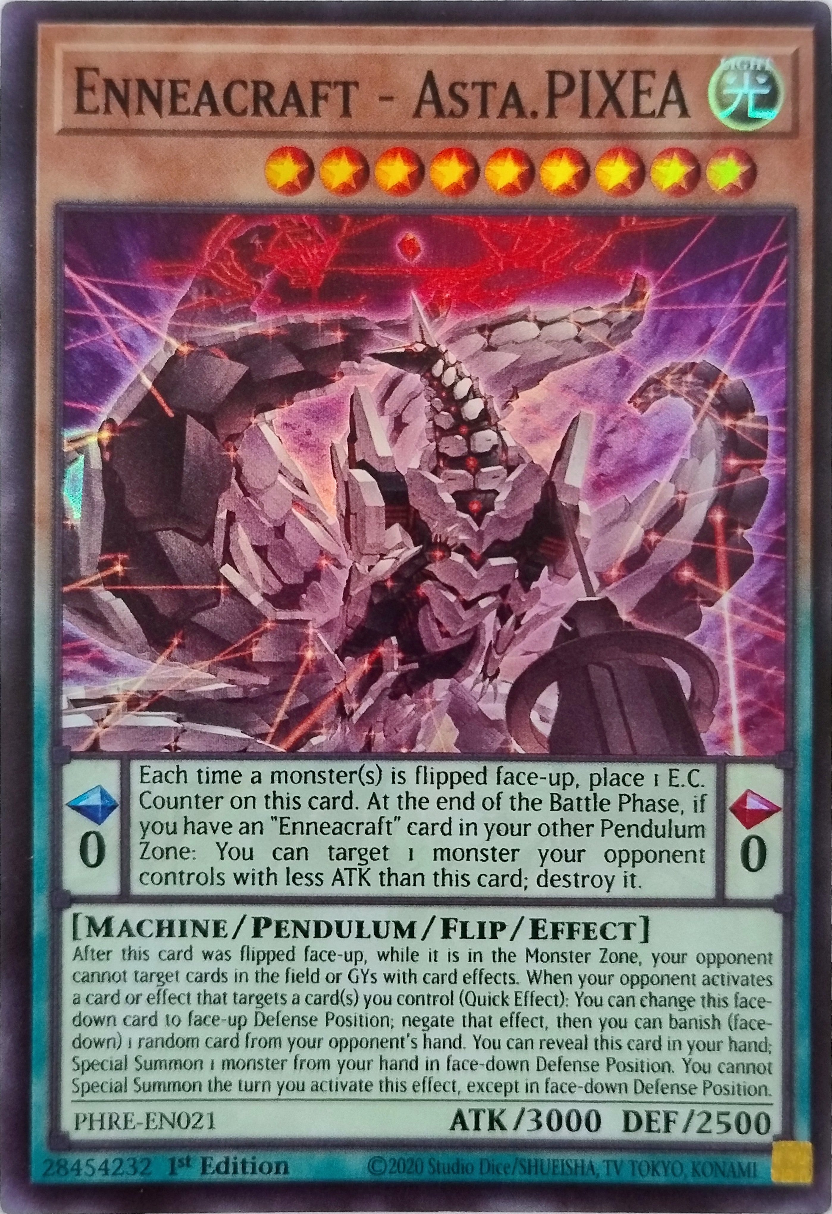 Yugioh! Enneacraft - Asta. PIXEA Phre-en021 1st Edition Super Rara