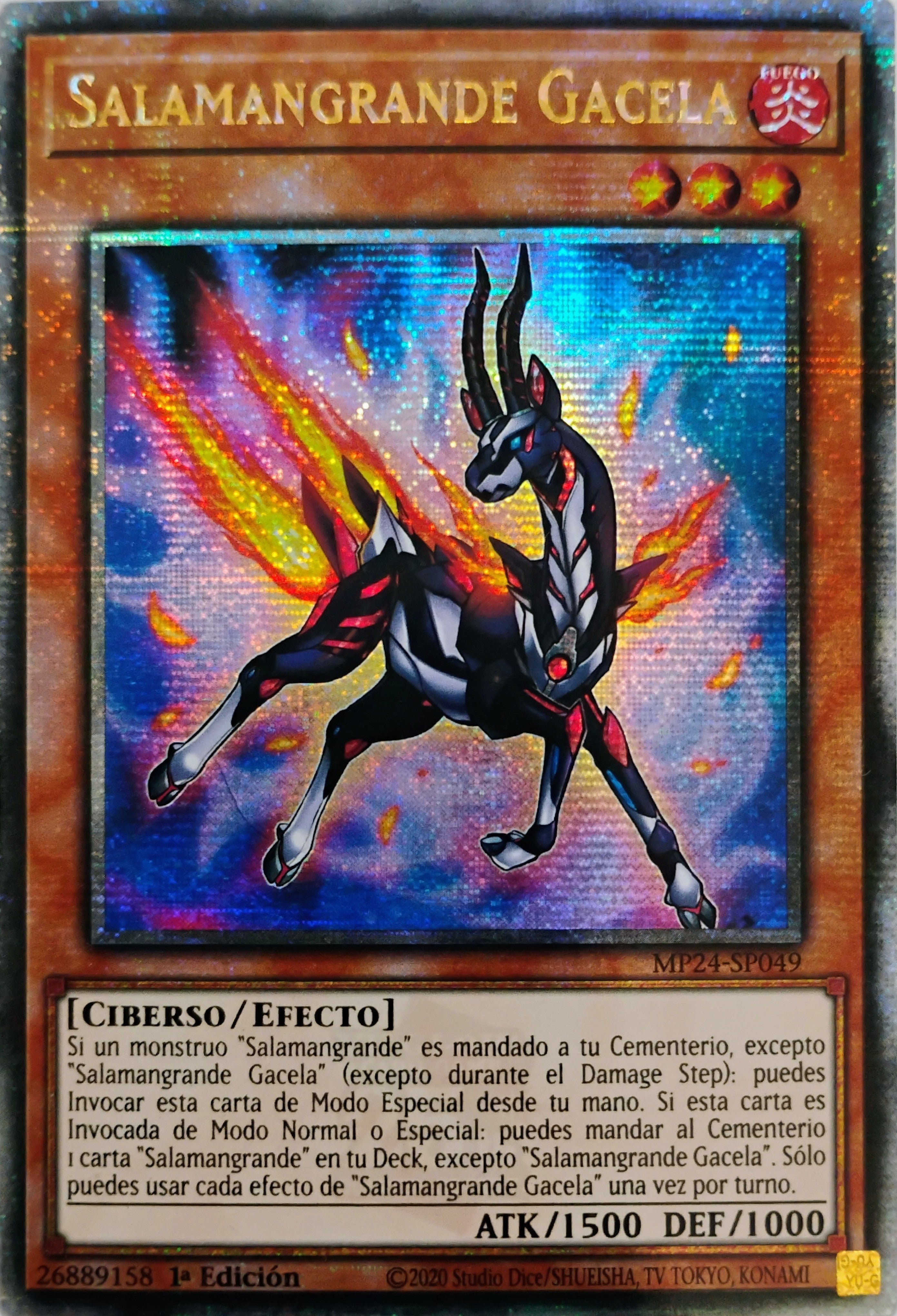 Yugioh! Salamagrande Gacela Mp24-sp049 Quarter Century