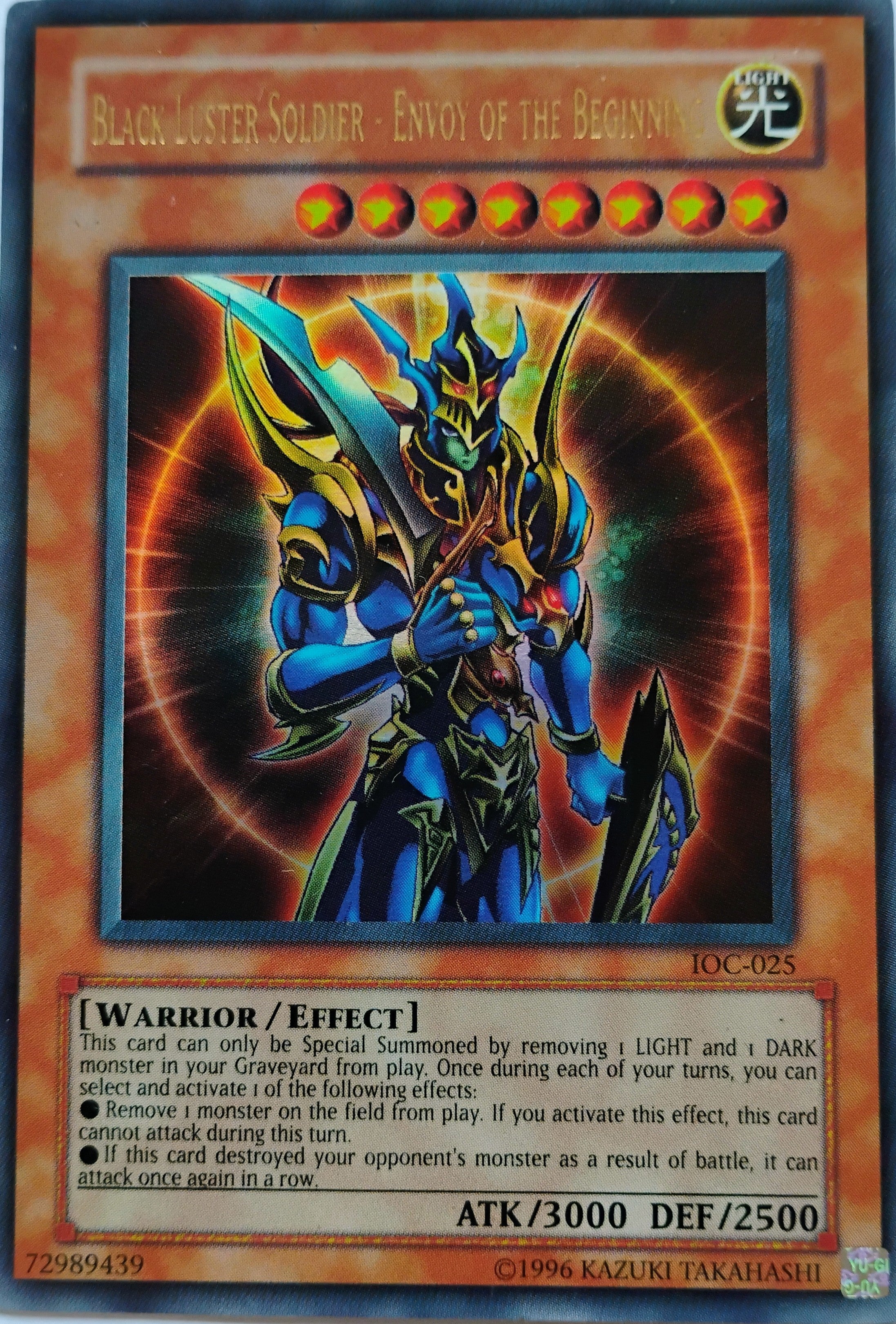 Yugioh! Black Luster Soldier - Envoy of the Beginning Ioc-025