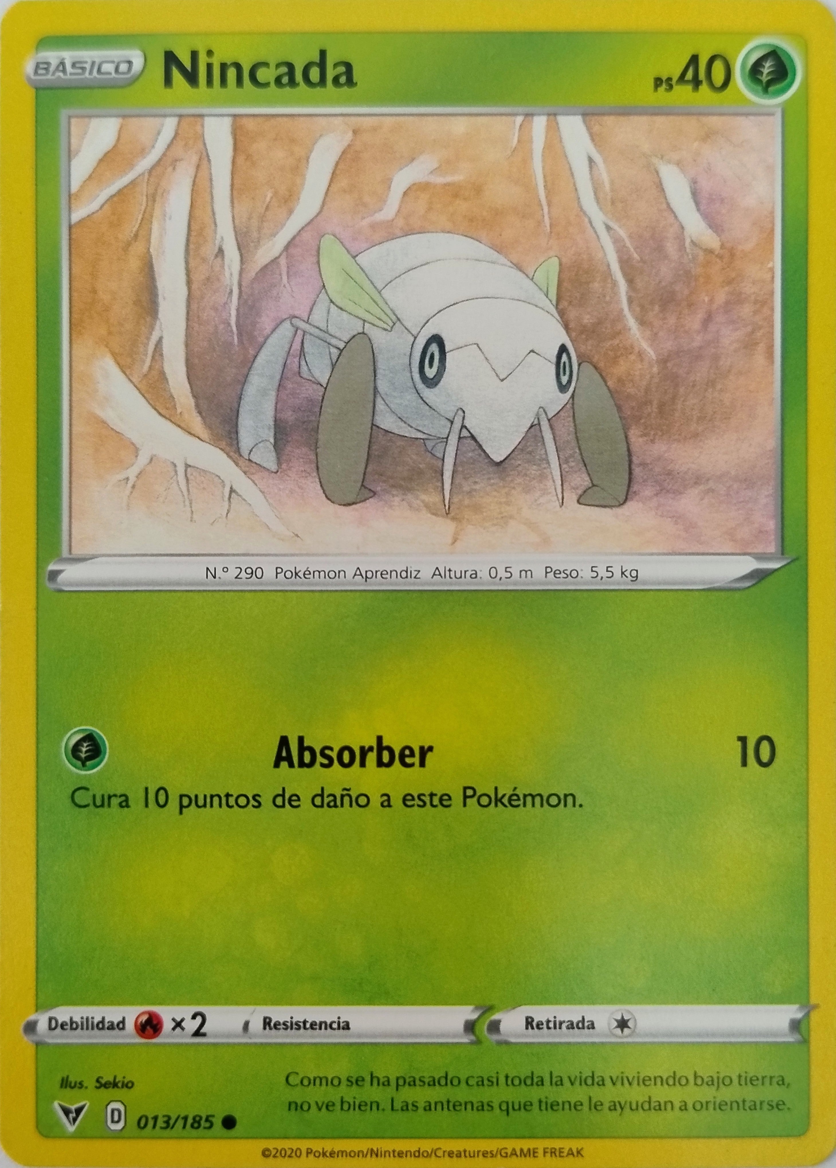 Pokemon Tcg Nincada 013/185 (Español)