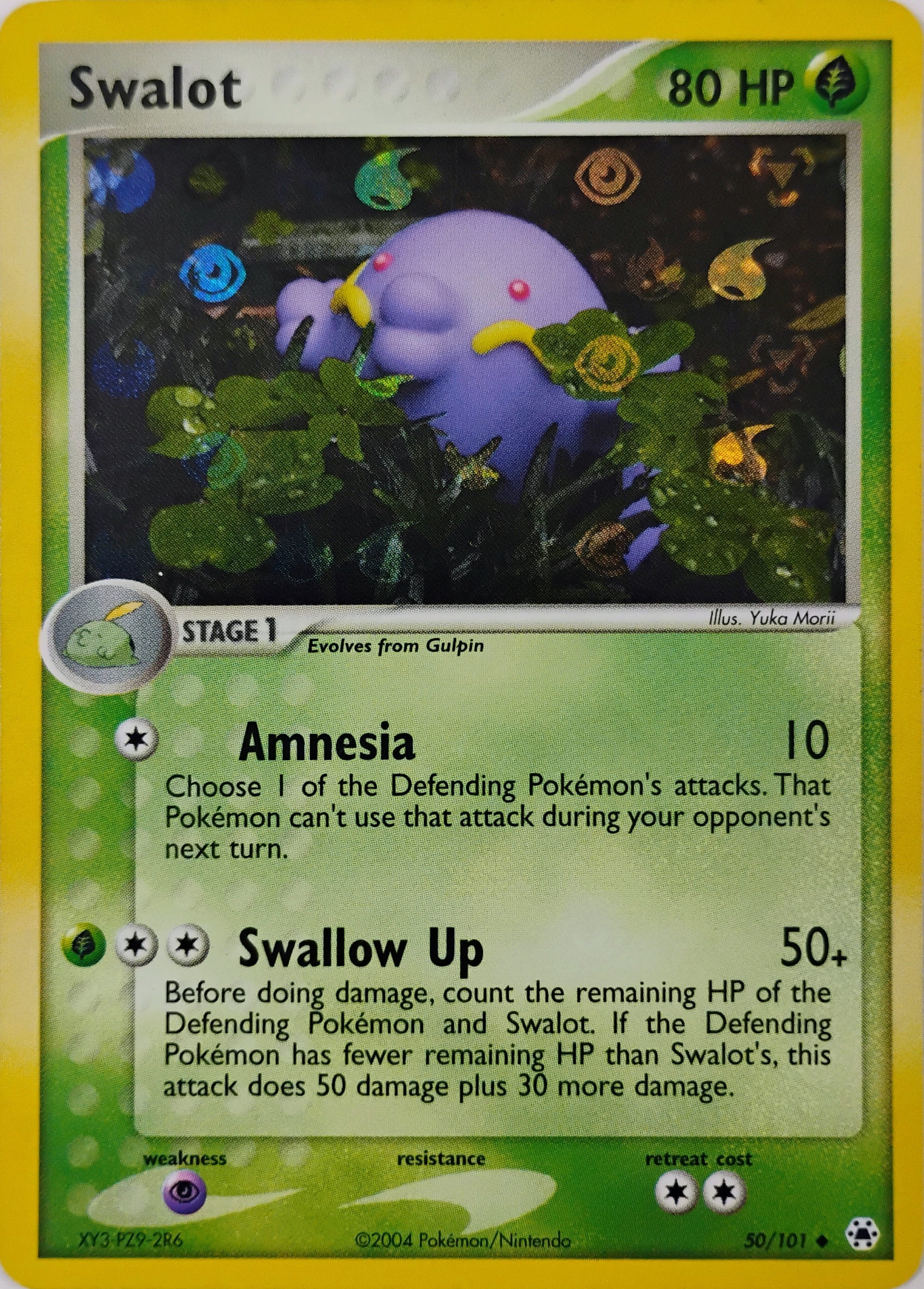 Pokémon tcg Swalot 50/101 Holo