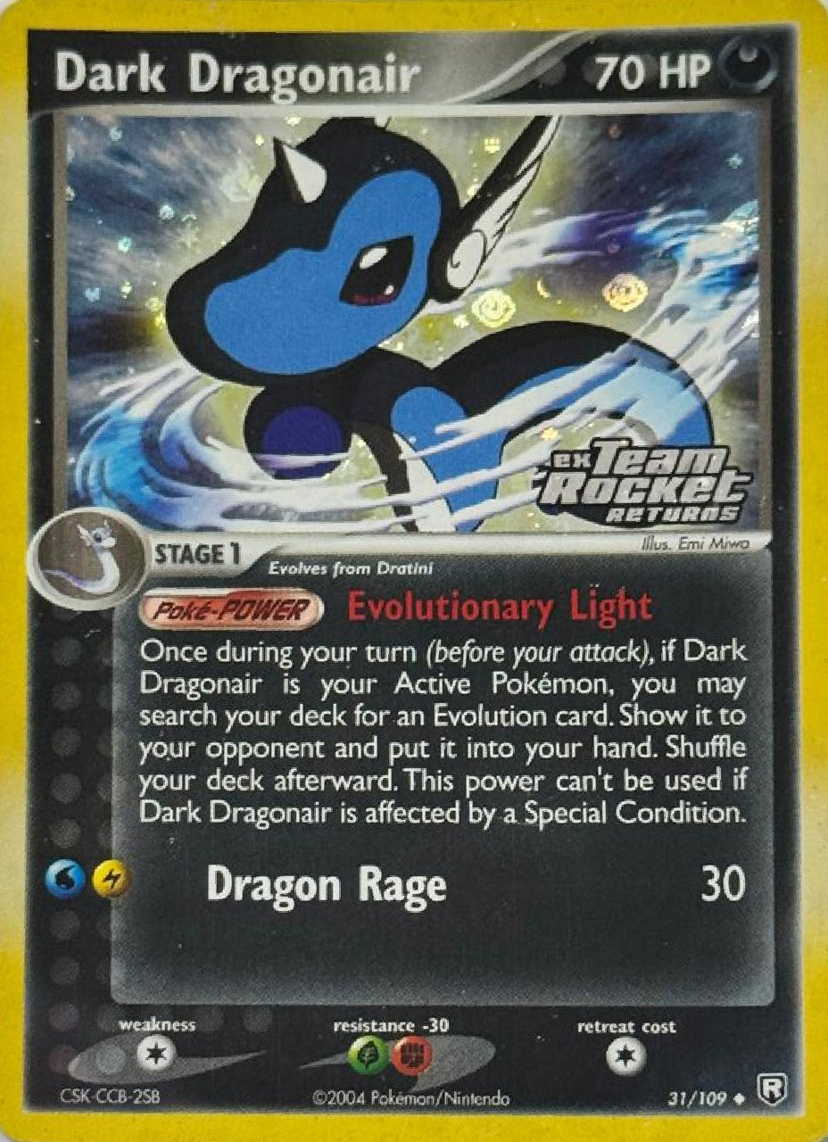 Pokémon Tcg Dark Dragonair 31/109 Holo (Ex Team Rocket Returns)