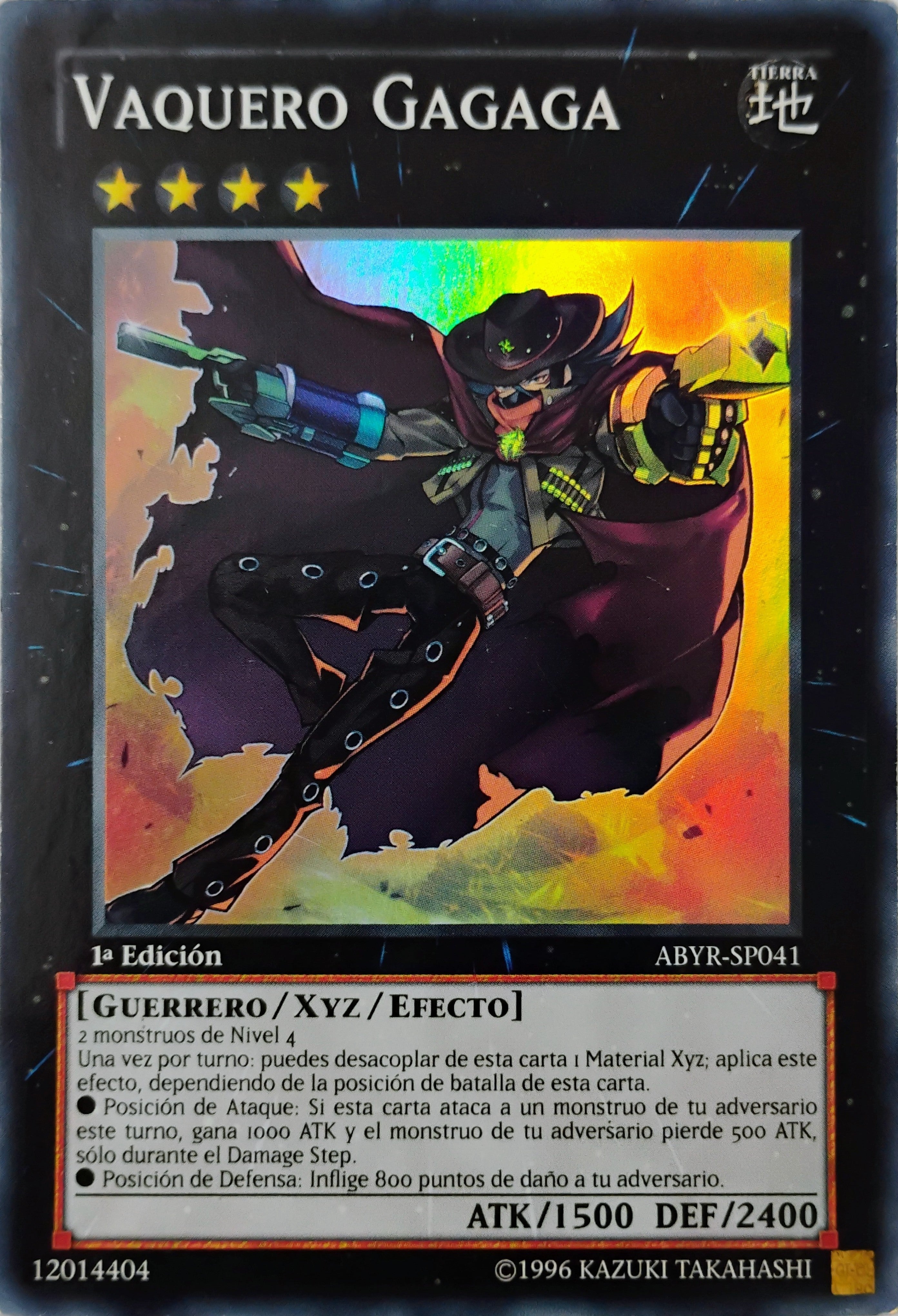Yugioh! Vaquero Gagaga Abyr-sp041 Super rare