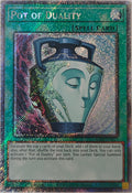 Yugioh! Pot of Duality Ra02-En057 1st Edition Platinum