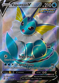 Pokémon tcg Vaporeon V 172/203