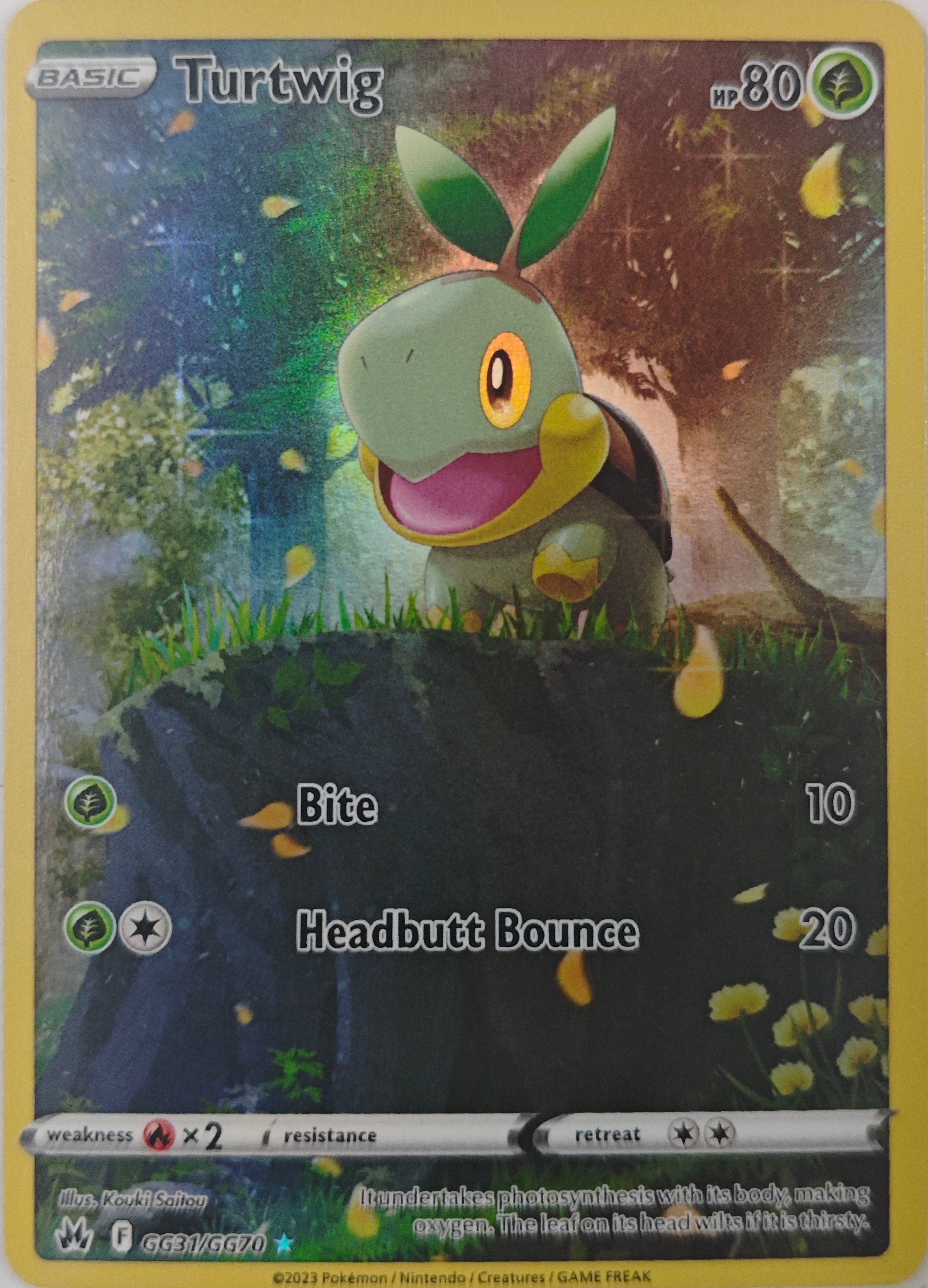 Pokémon Tcg Turtwig Gg31/Gg70