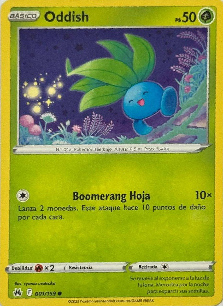 Pokémon Tcg Oddish 001/159 (Español)