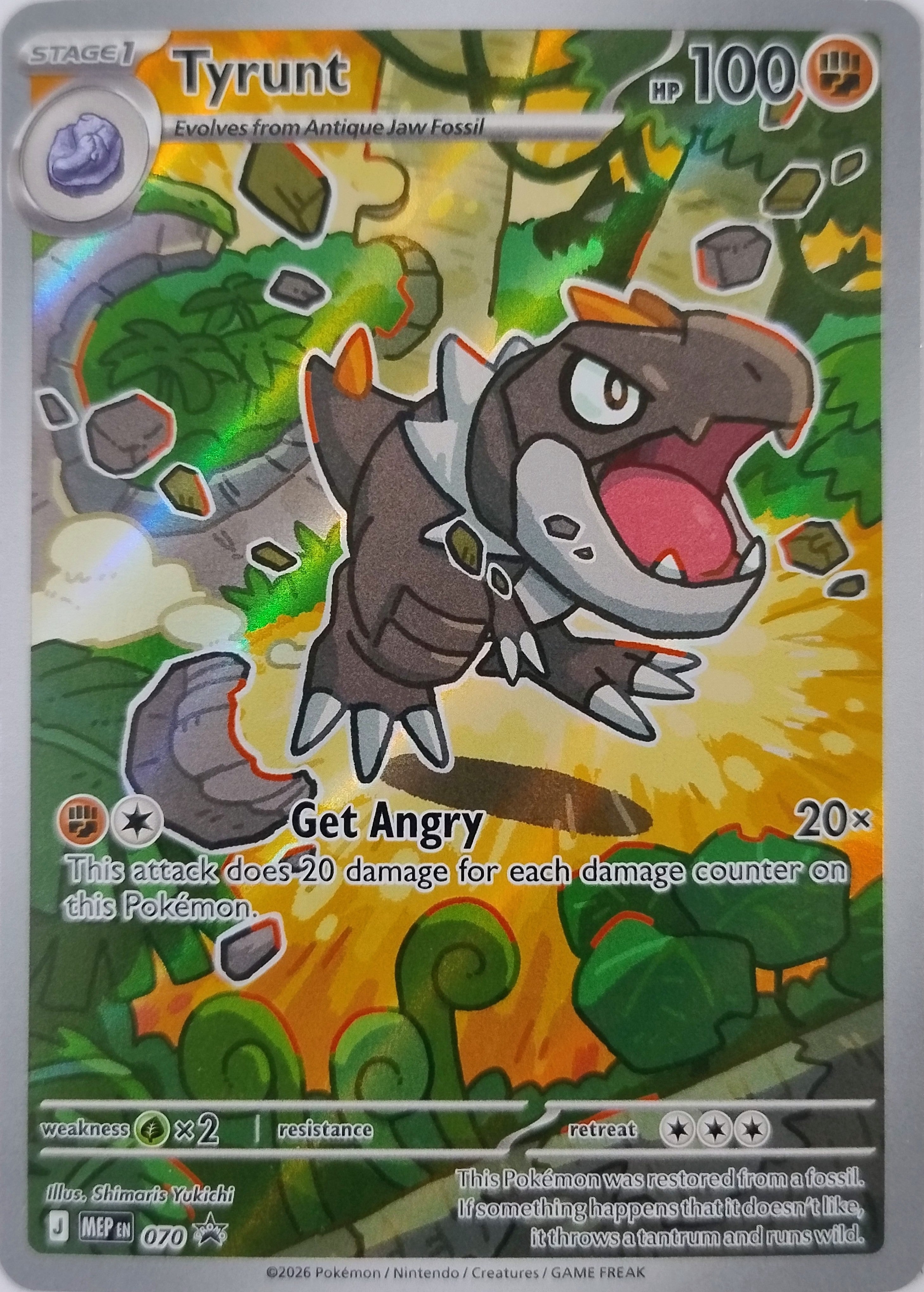 Pokémon Tcg Tyrunt 070 Promo