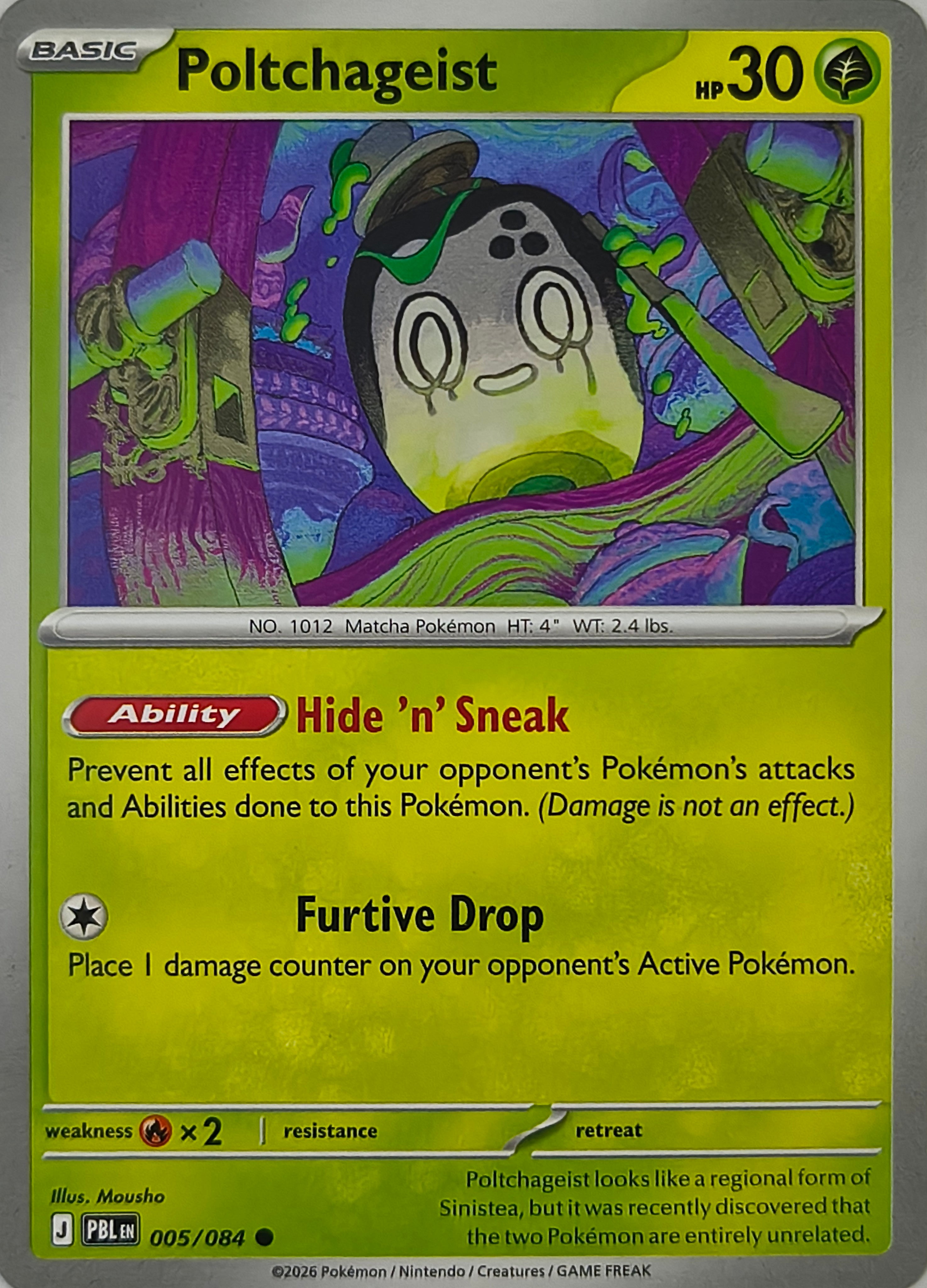 Pokémon tcg Poltchageist 005/084