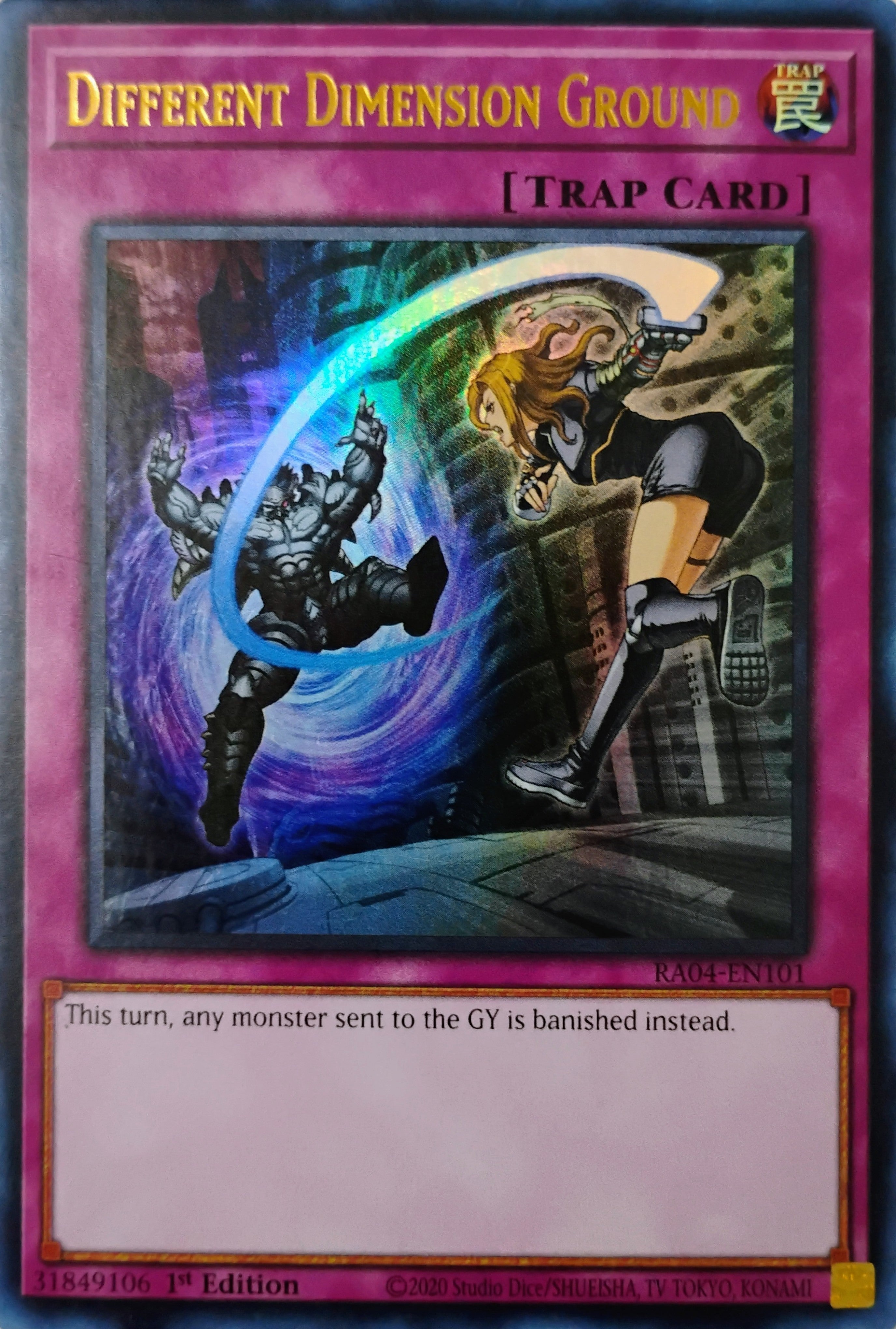 Yugioh! Different dimension Ground Ra04-en101 Ultra Rare