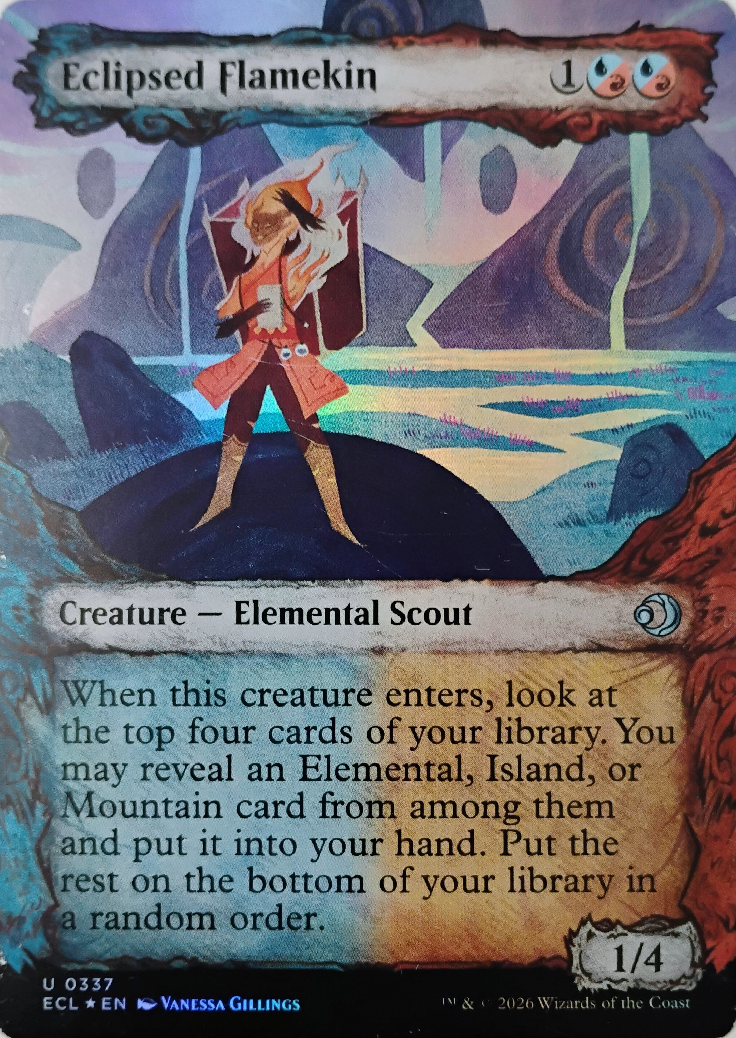 Magic Eclipsed Flamekin 0337 Foil