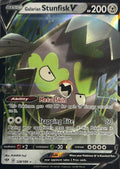 Pokémon Tcg Galarian Stunfisk V 128/189