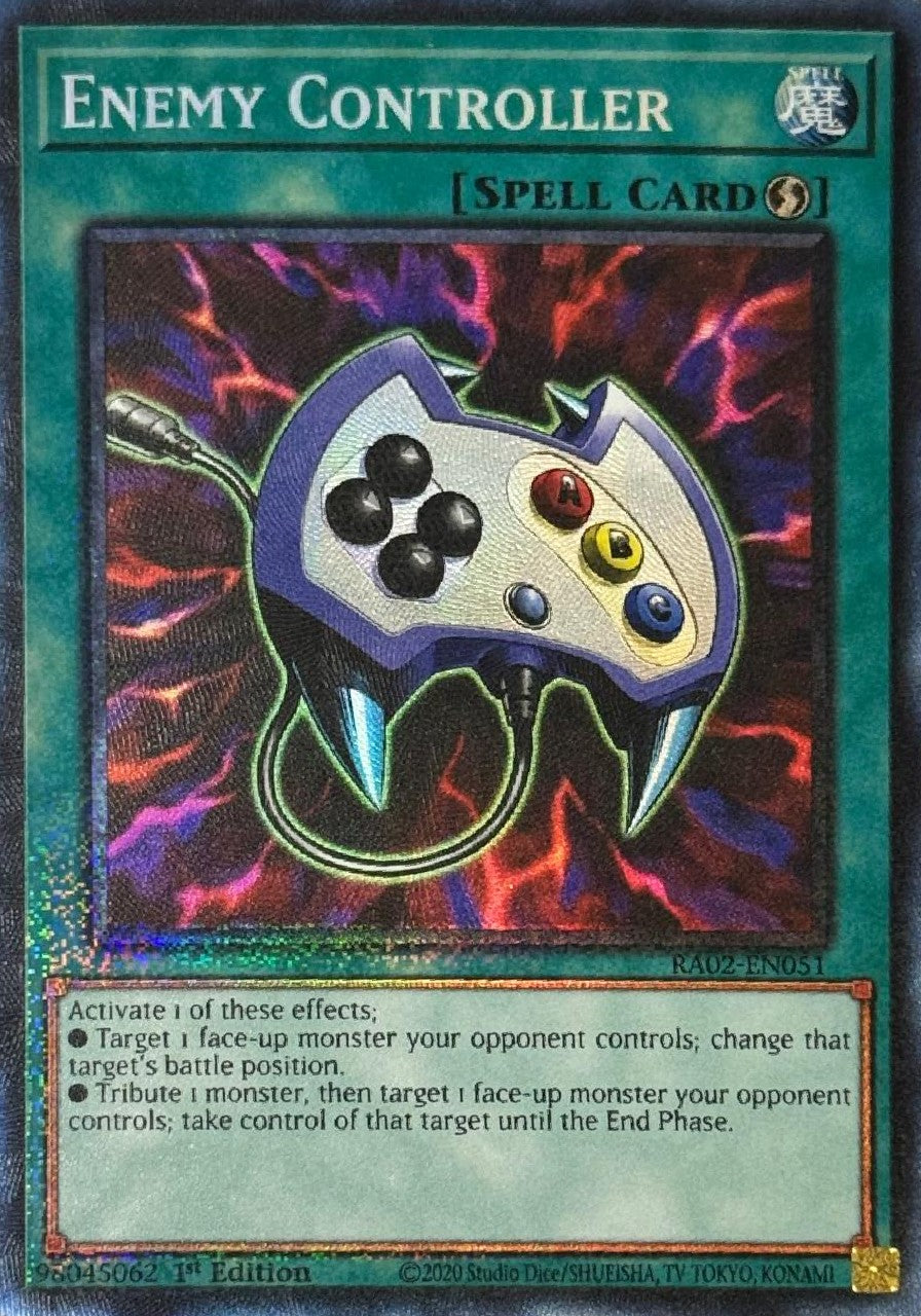 Yugioh! Enemy Controller RA02-EN051 1st Edition Collector