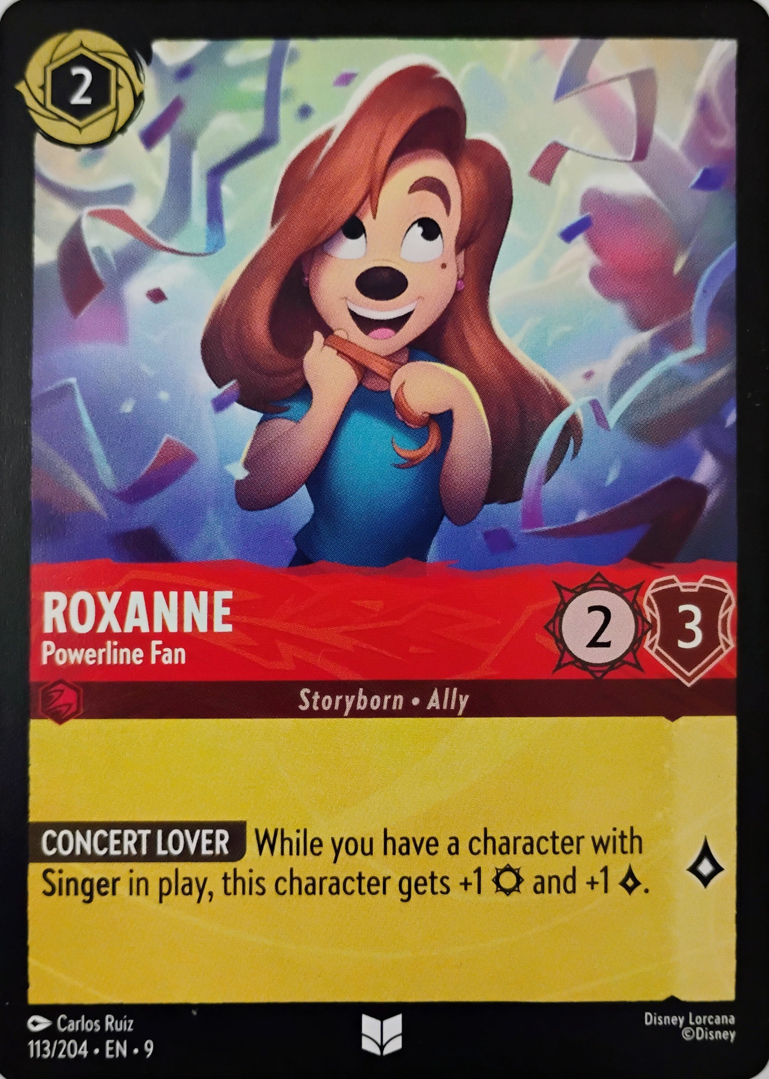 Disney Lorcana Roxanne 113/204