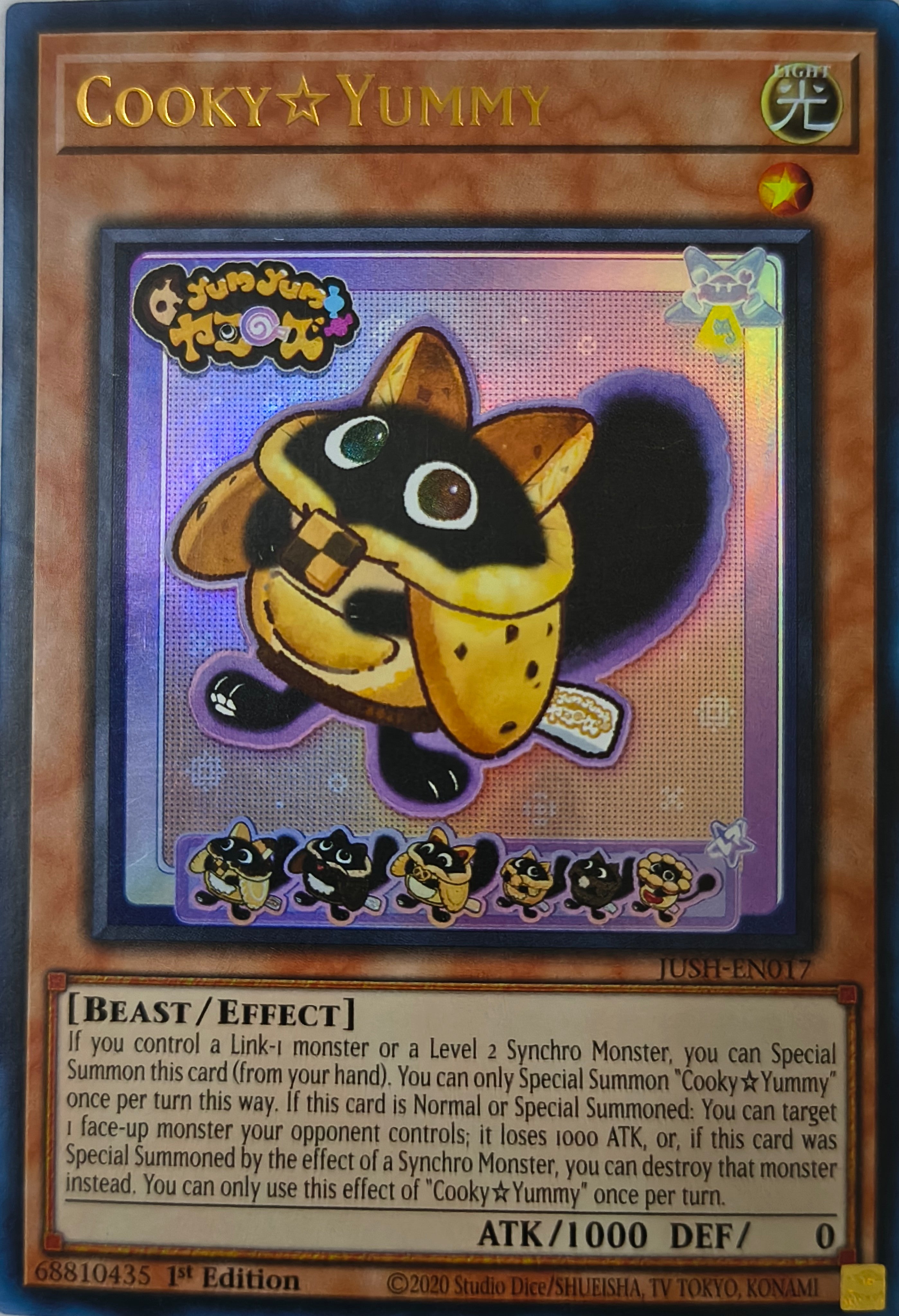 Yugioh! Cookyyummy Jush-en017 1st edition Ultra Rare