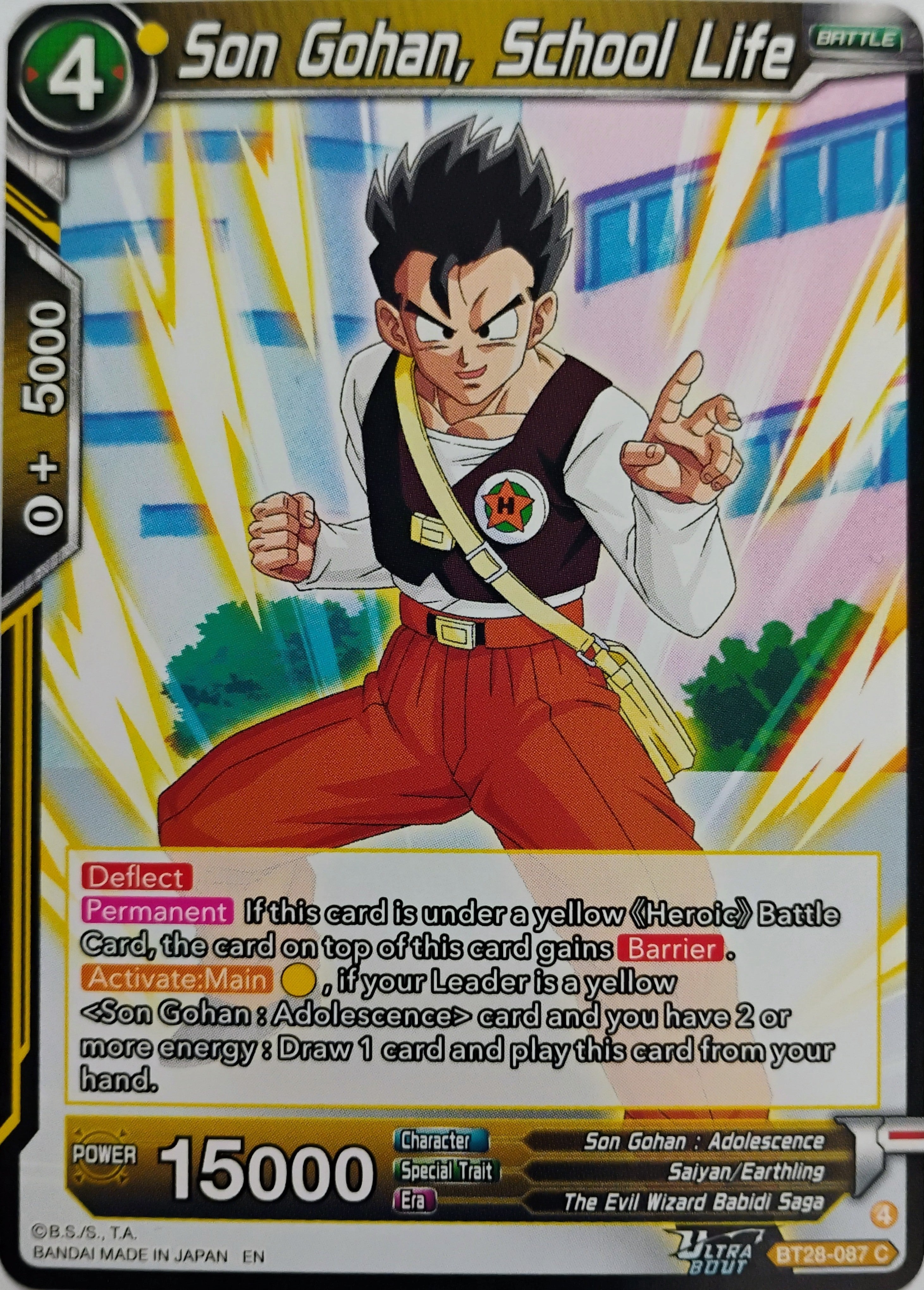 Dragón ball Son Gohan, School Life Bt28-087
