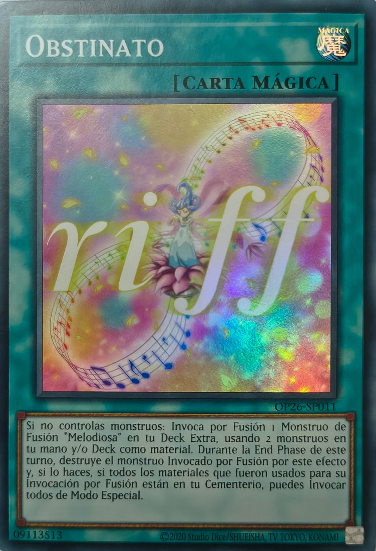 Yugioh! Obstinato Op26-sp011 Super Rare
