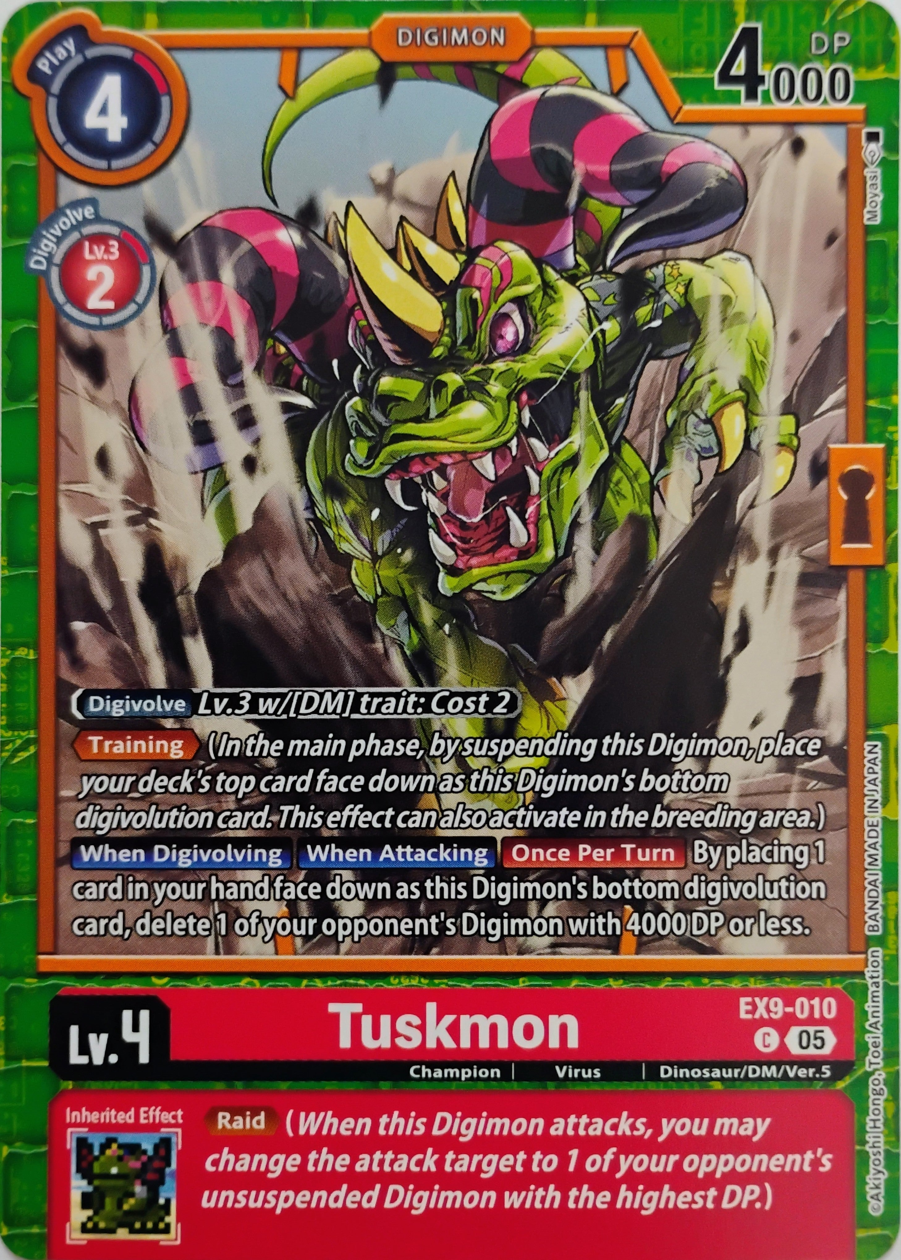 Digimon tcg Tuskmon Ex9-010