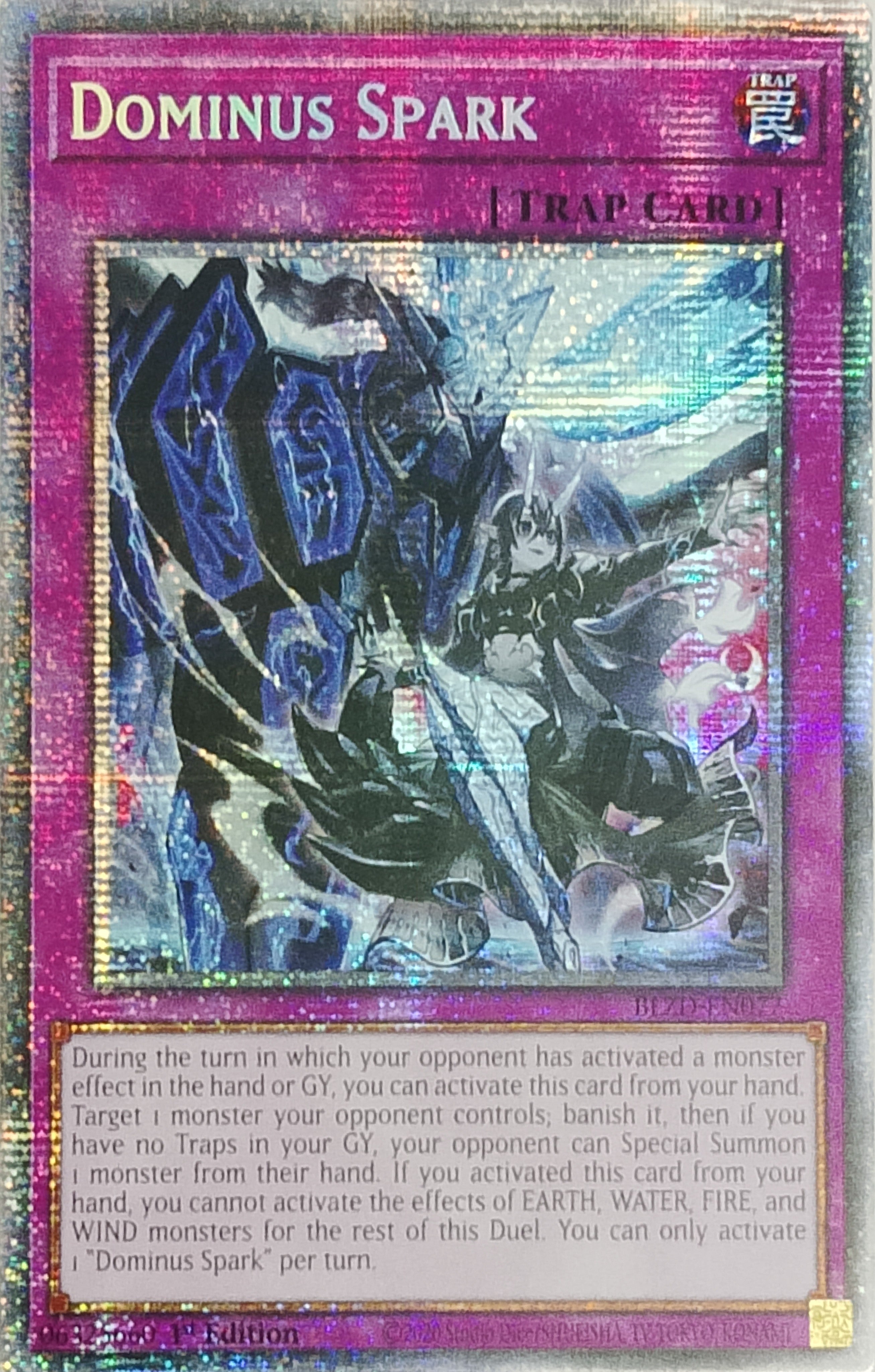 Yugioh! Dominus Spark BLZD-EN077 1st Edition Starlight