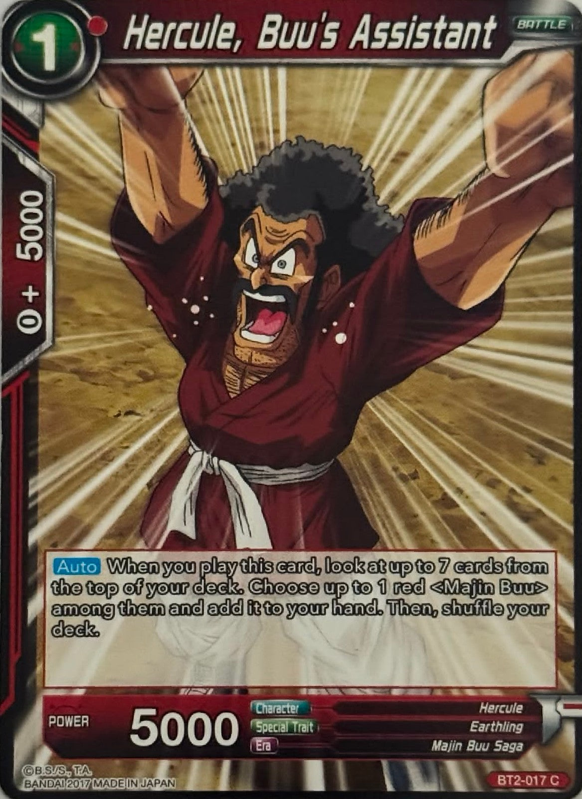 Dragón Ball Tcg Hércule, Buu's Assistant BT2-017