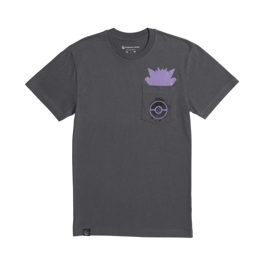 Pokémon Gengar Peek-a-Pokémon Pocket T-Shirt – Vuxen Talla: Grande