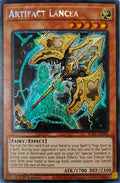 Yugioh! Artifact Lancea Ra01-en006 1st edition Platinum