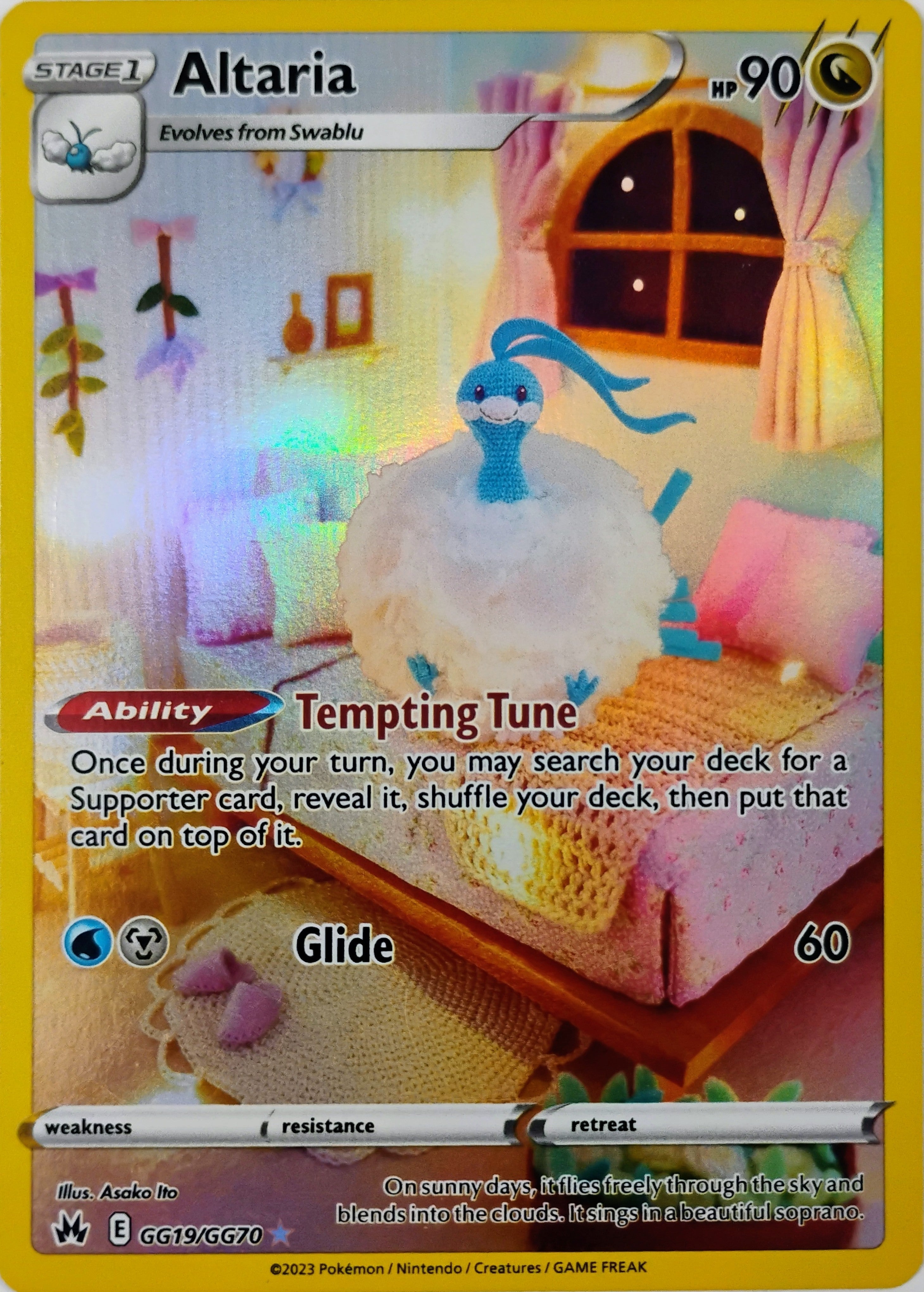 Pokémon tcg Altaria Gg19/Gg70