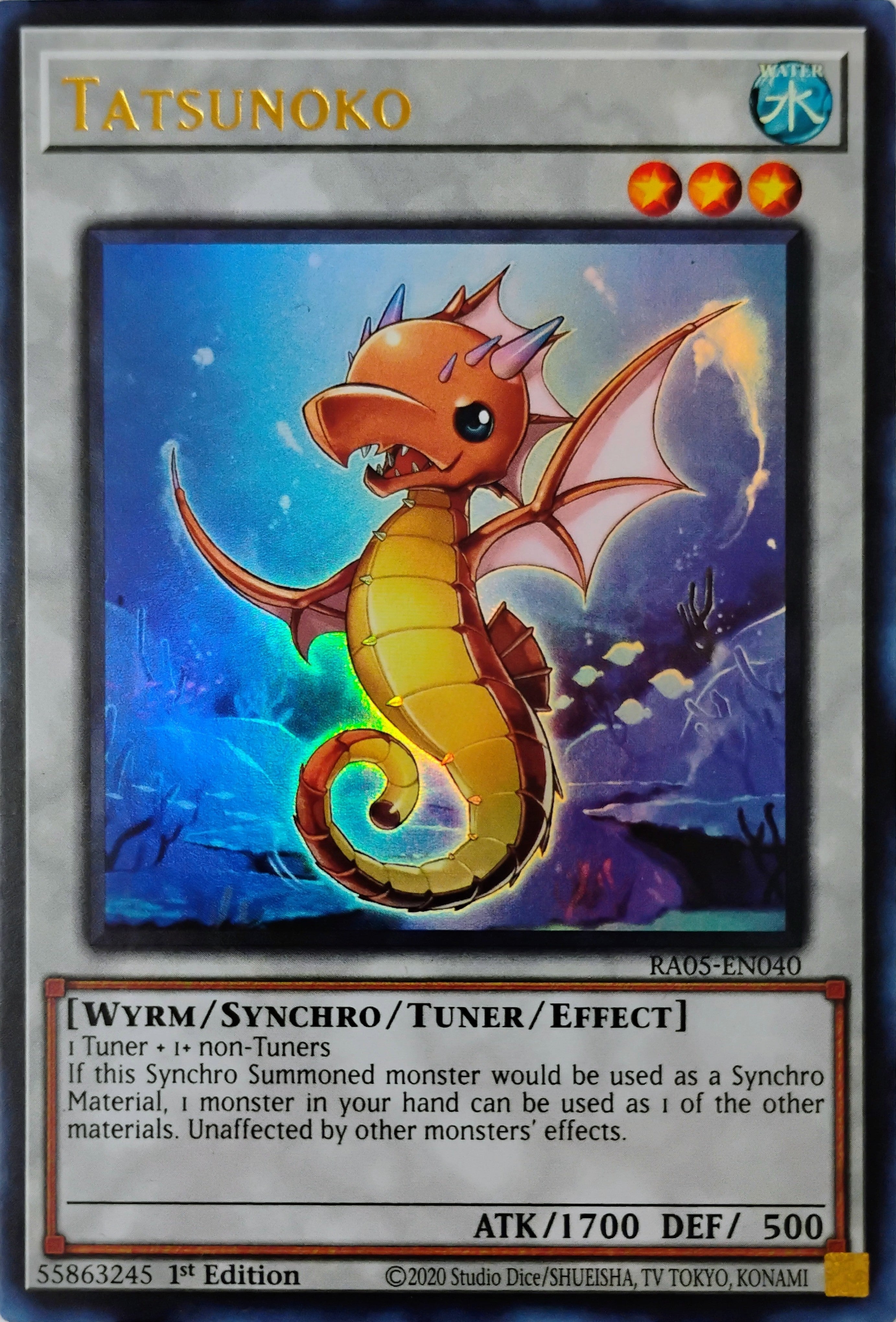 Yugioh! Tatsunoko Ra05-en040 1st edition Ultra Rare