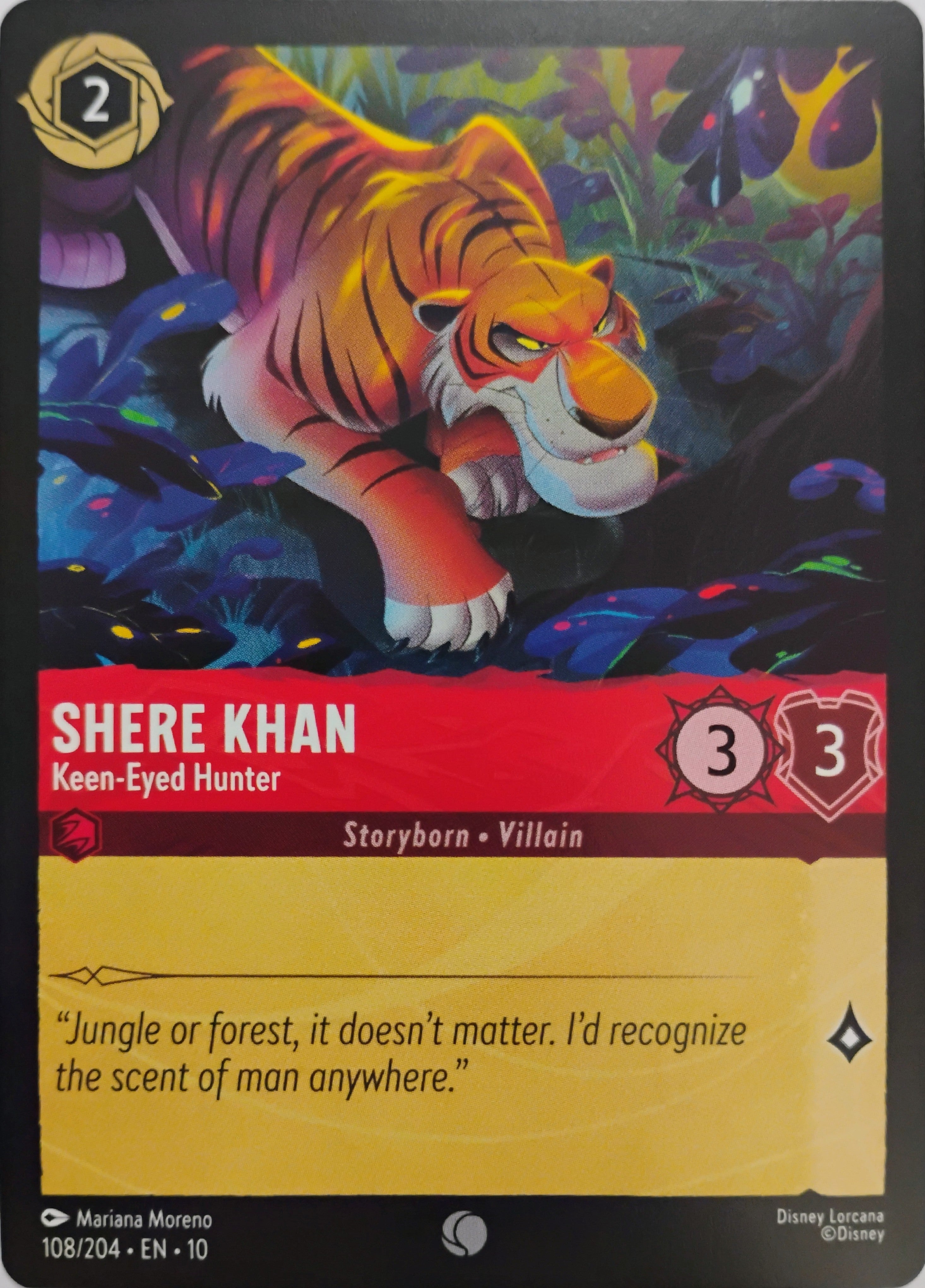 Disney Lorcana Shere Khan 108/204