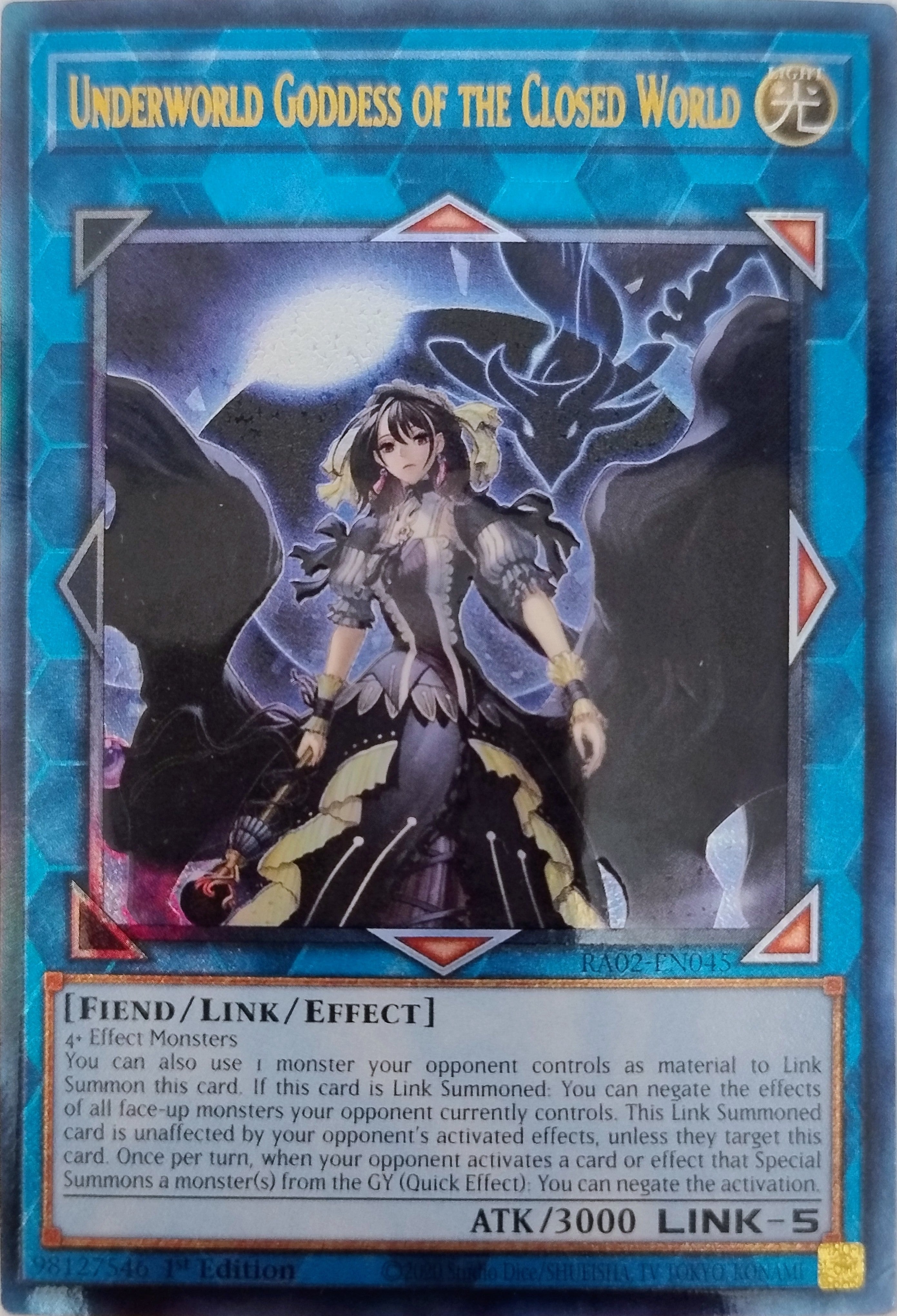 Yugioh! Underworld Goddess Of The Closed Worl Ra02-en045 1st Edition Ultimate