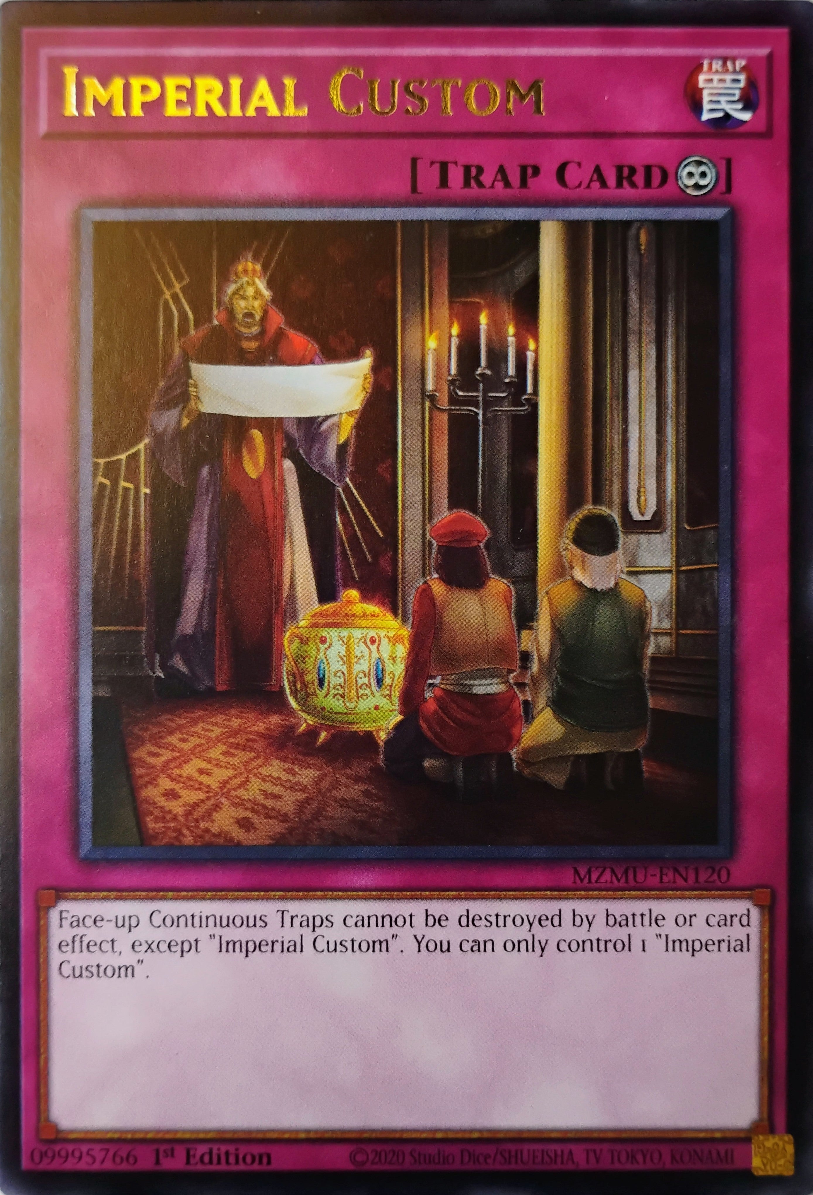 Yugioh! Imperial Custom Mzmu-en120 Rara