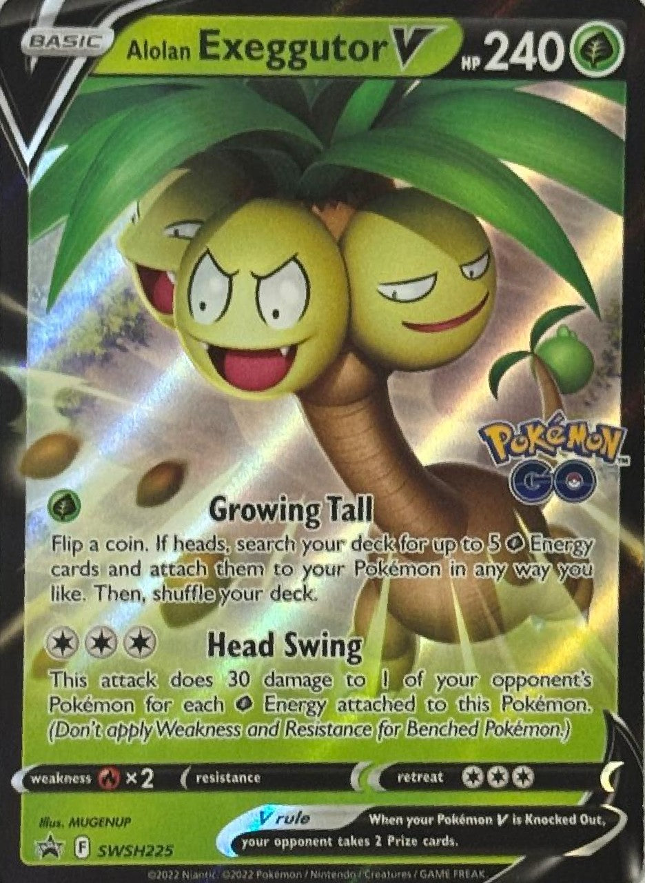 Pokémon Tcg Alolan Exeggutor V SWSH225