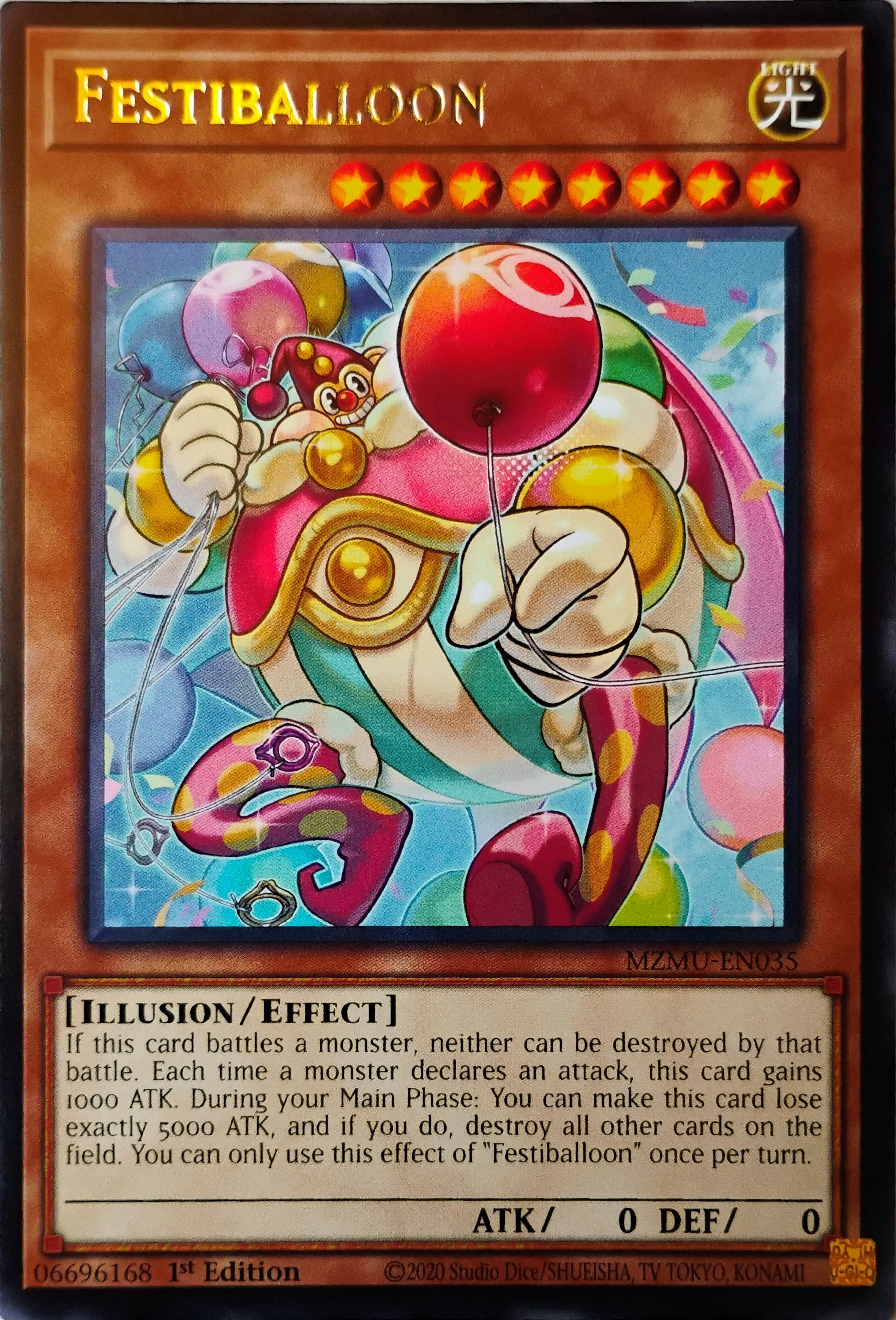 Yugioh! Festiballoon Mzmu-en035 Rara