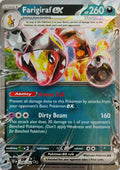 Pokémon tcg Farigiraf Ex 108/162