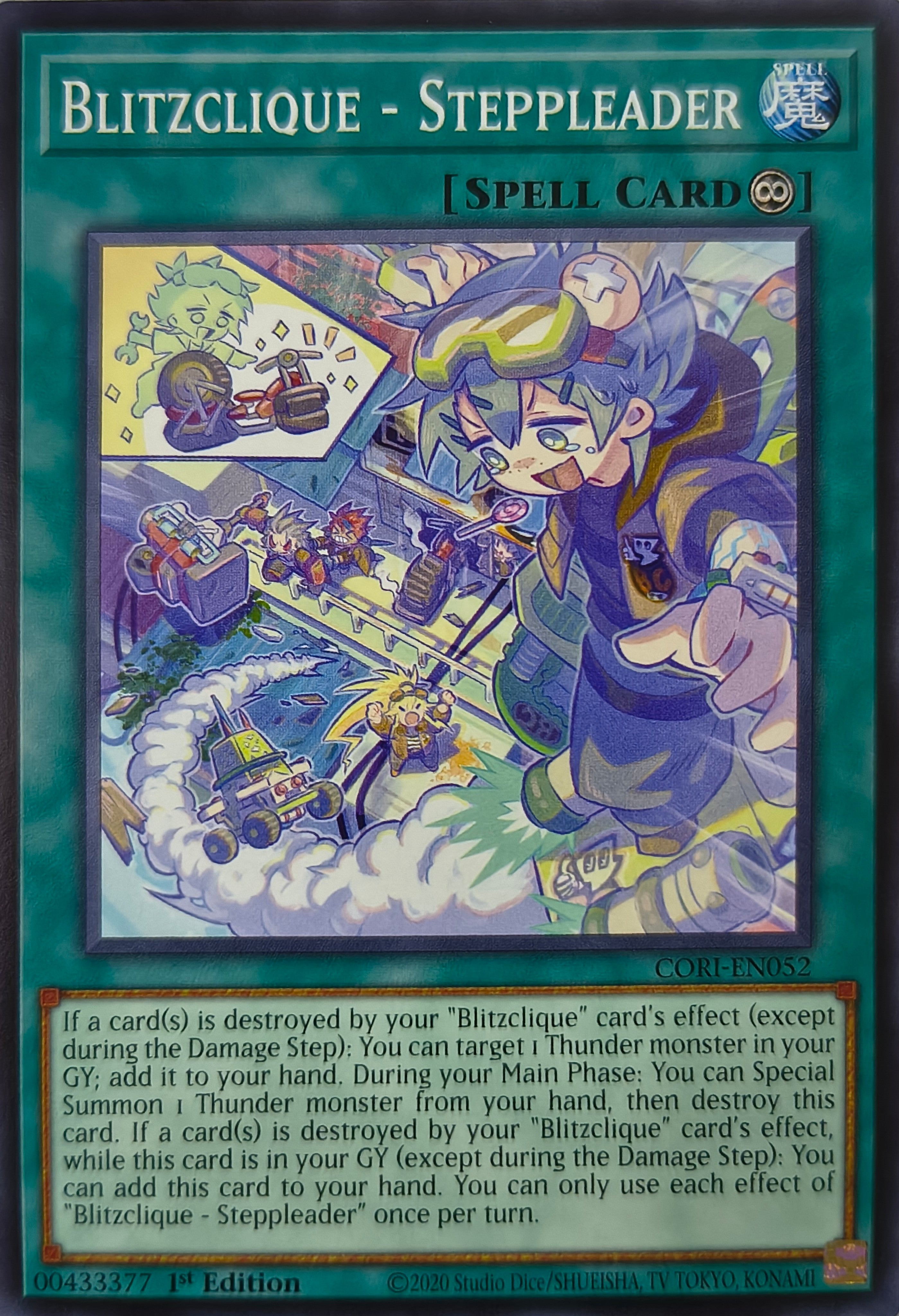Yugioh! Blitzclique - Steppleader Cori-en052 1st edition