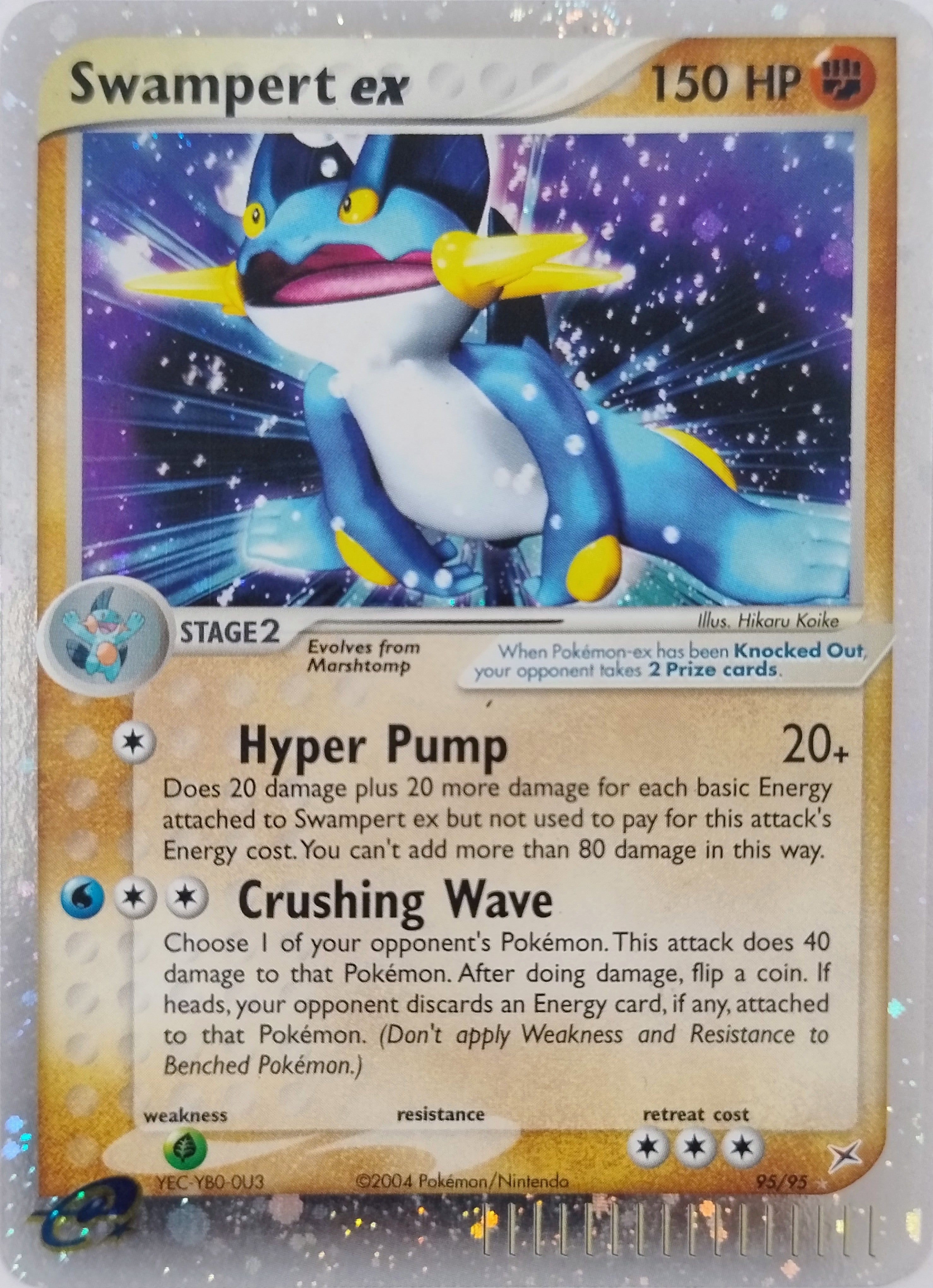 Pokémon Tcg Swampert Ex 95/95 Holo