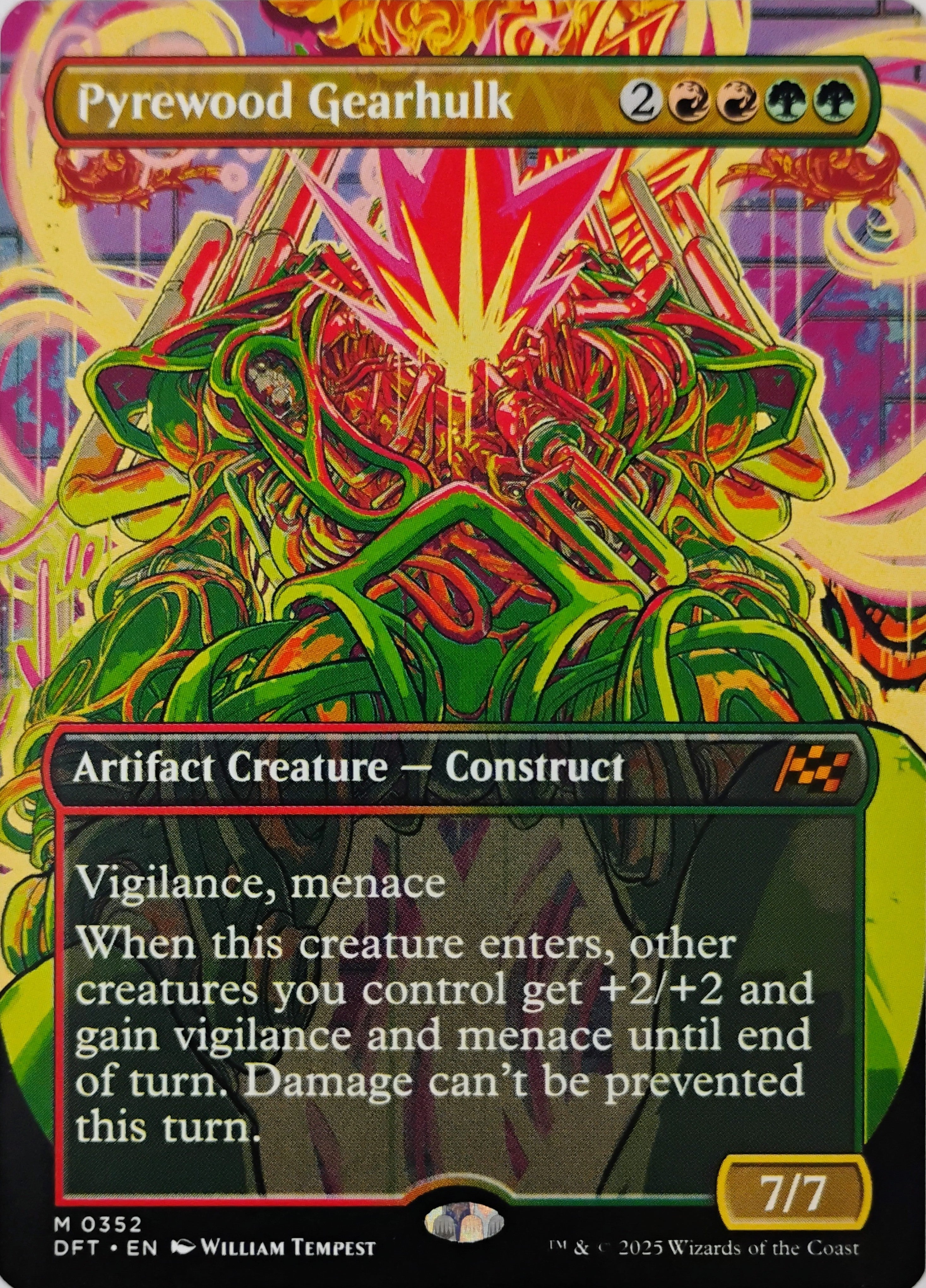 Magic tcg Pyrewood Gearhulk 0352