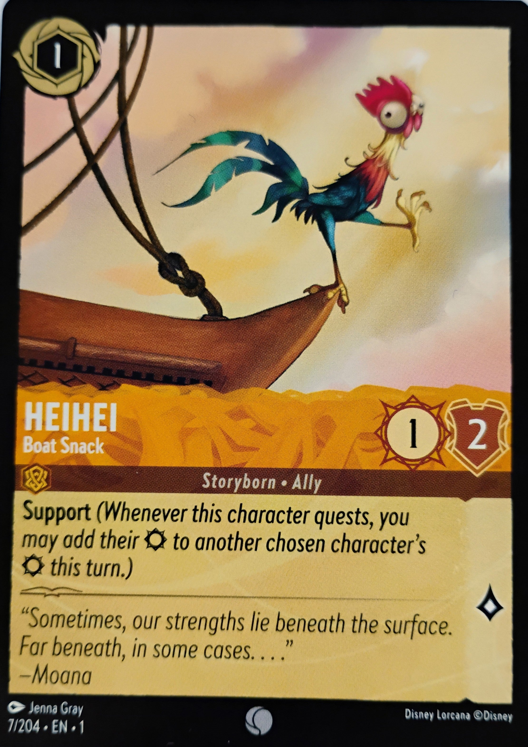 Disney Lorcana Heihei 7/204