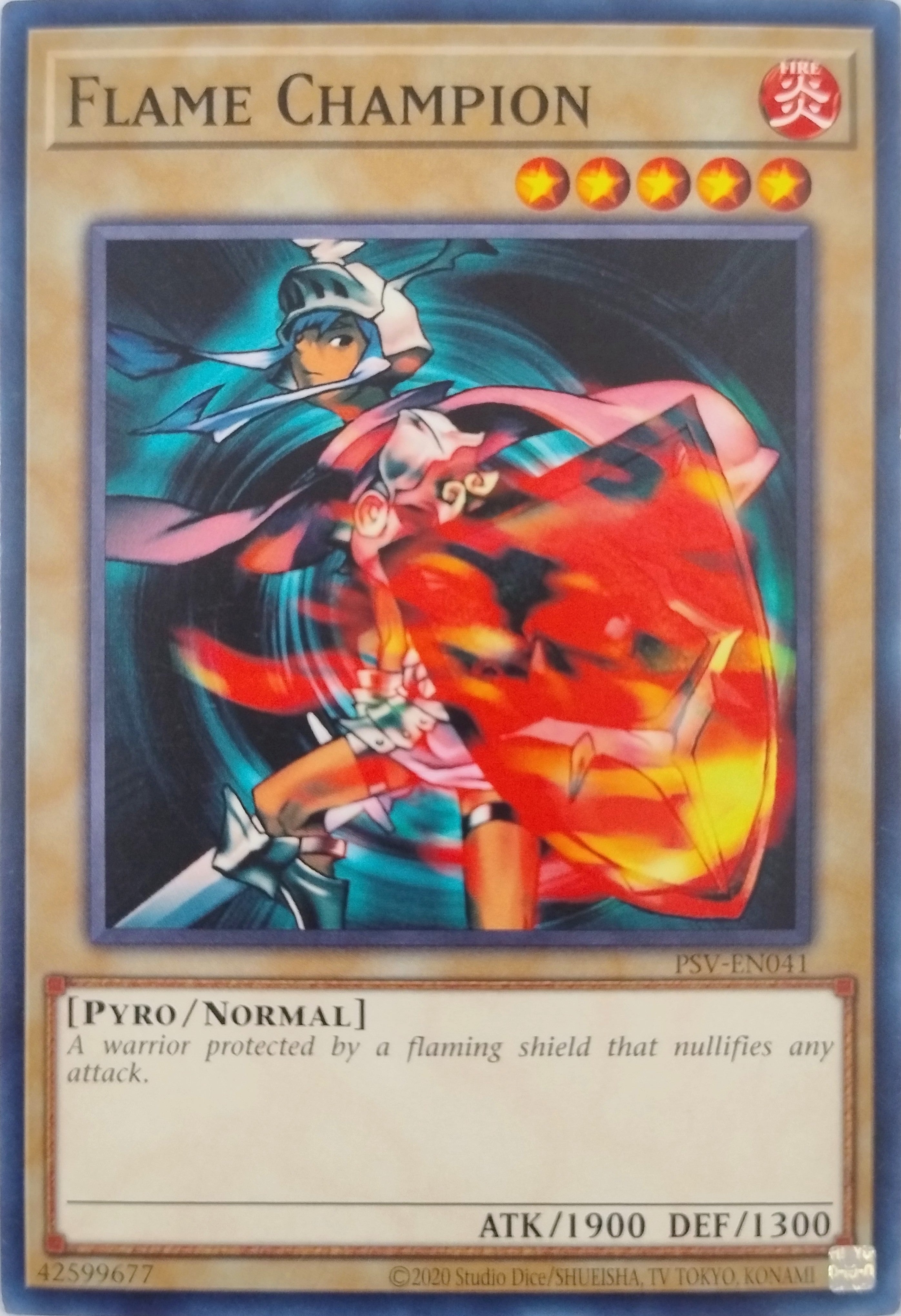 Yugioh! Flame Champion Psv-en041