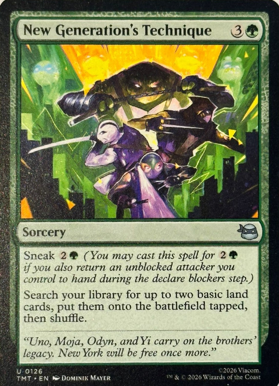 Magic tcg New Generation's Technique 0126 Común