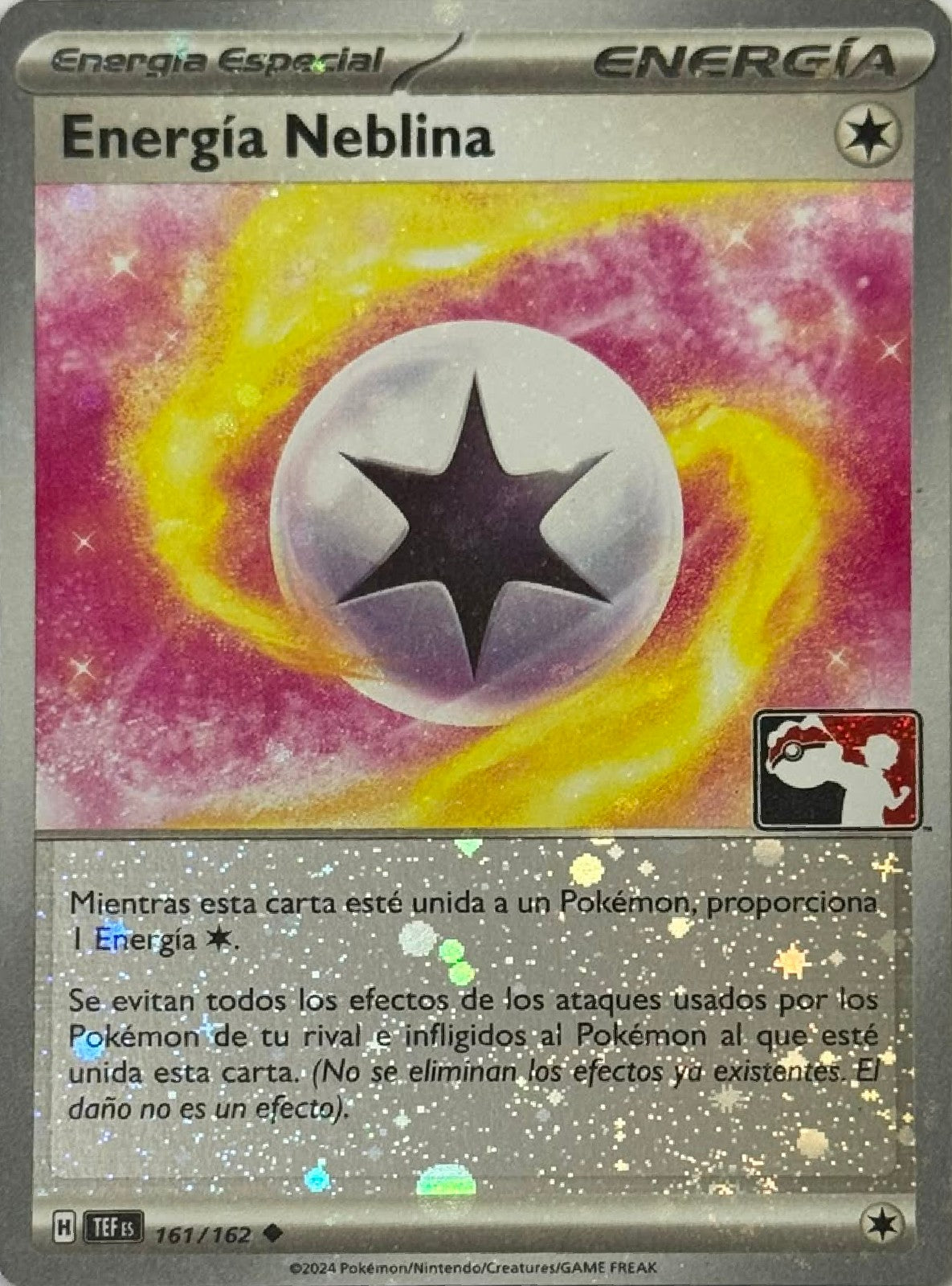 Pokémon Tcg Energía Neblina 161/162 Holo Cosmo (Liga) (Español)