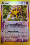 Pokémon tcg Girafarig 16/97 Reverse