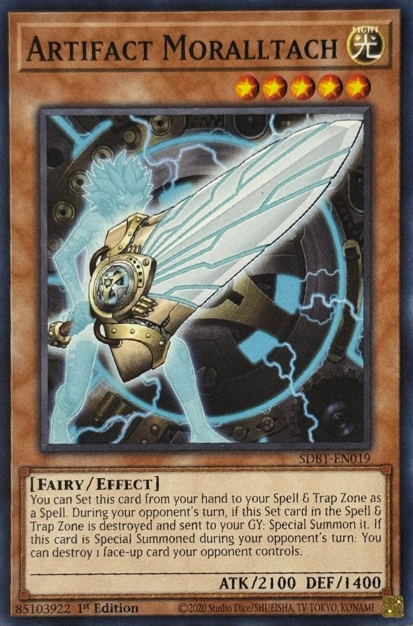Yugioh! Artifact Moralltach SDBT-EN019 1st Edition
