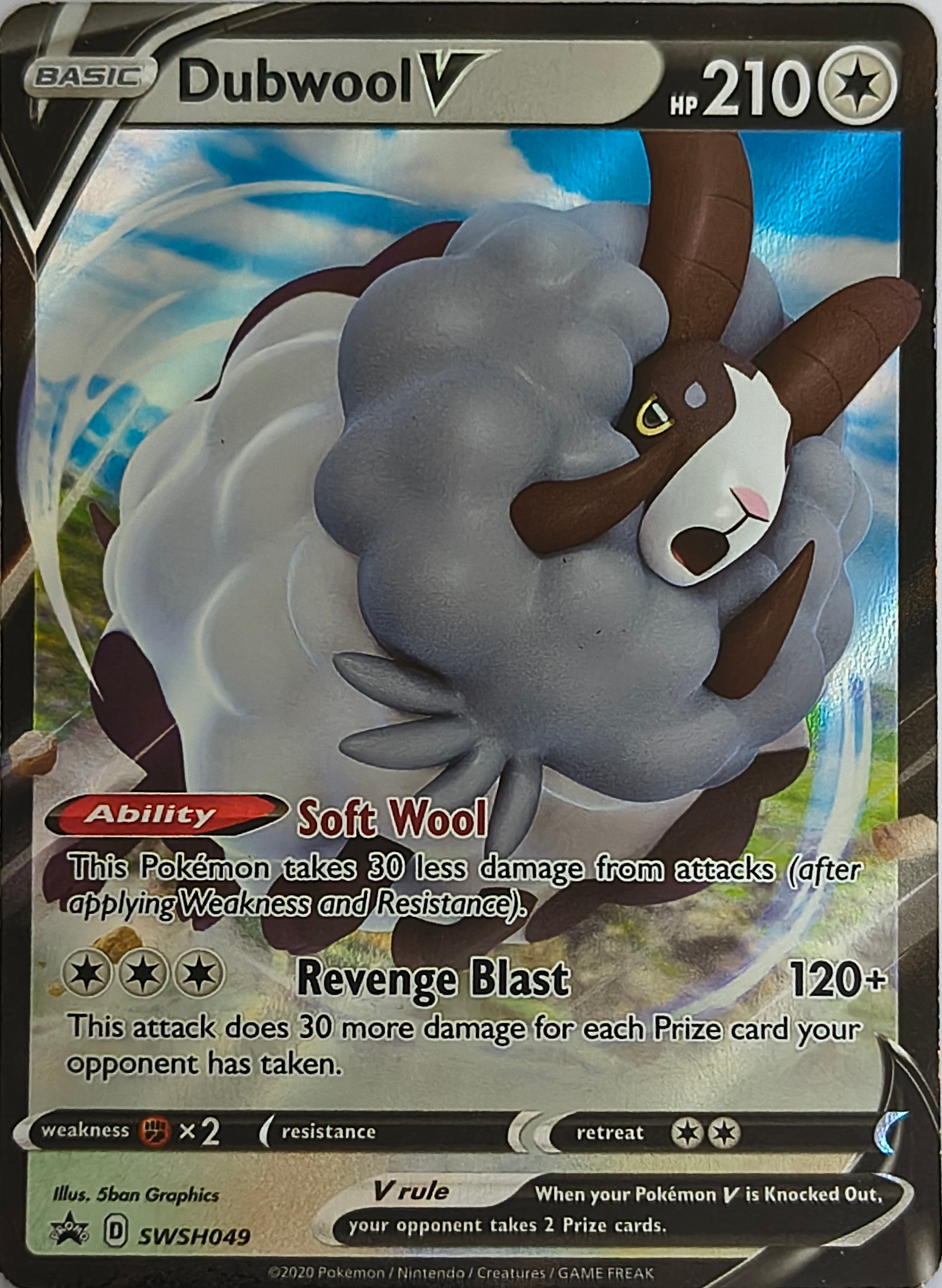 Yugioh! Dubwool V Swsh049