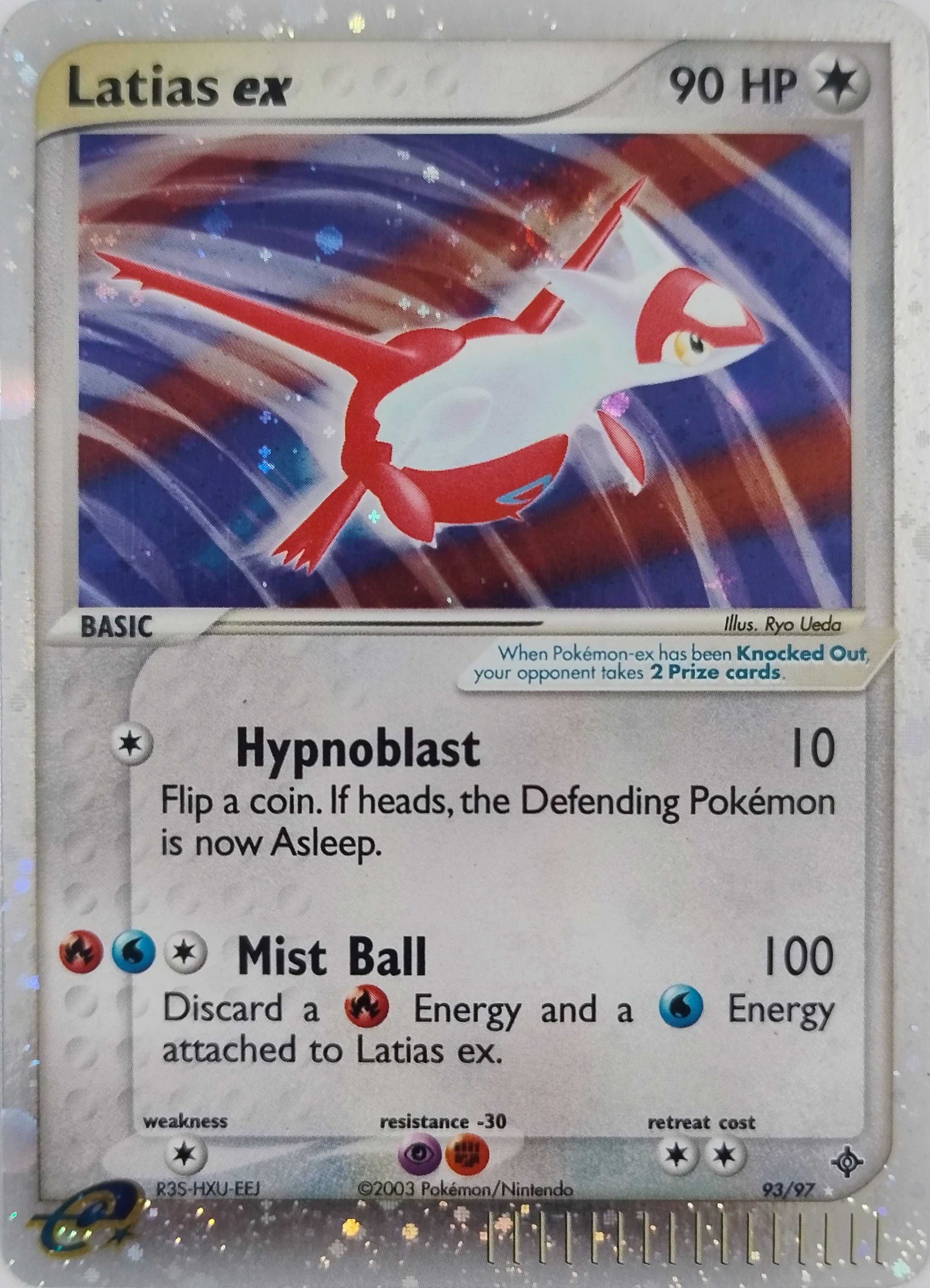 Pokémon Tcg Latias Ex 93/97 Holo